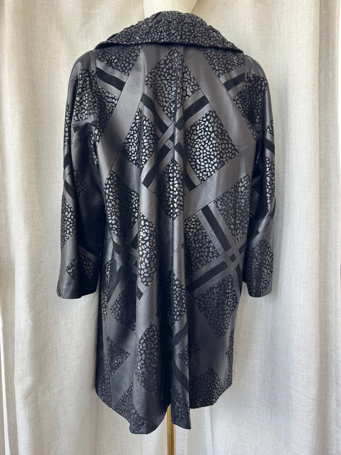 Leather Patchwork Jacket