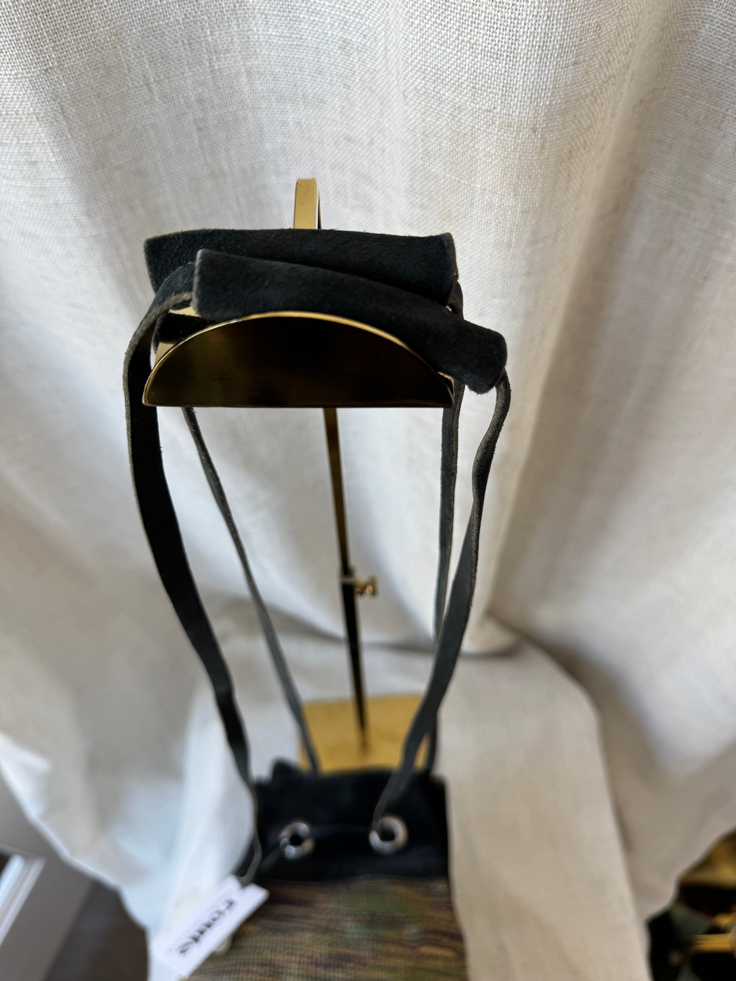 Suede & Raffia Bucket Bag