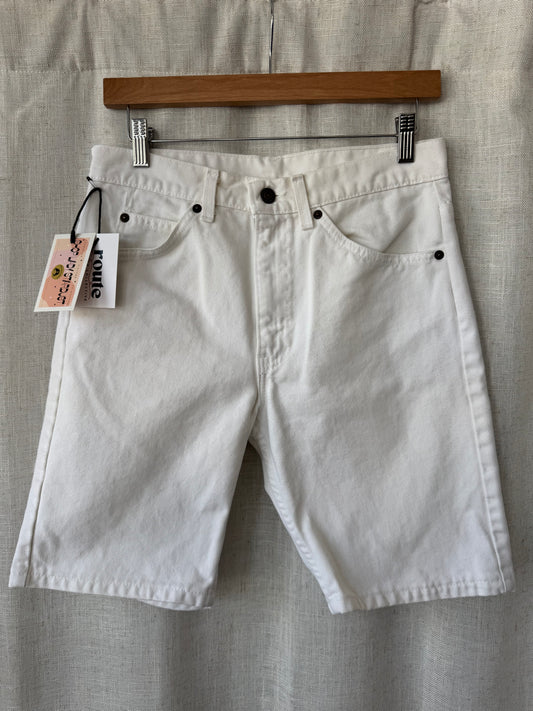 Levi’s White Denim Shorts