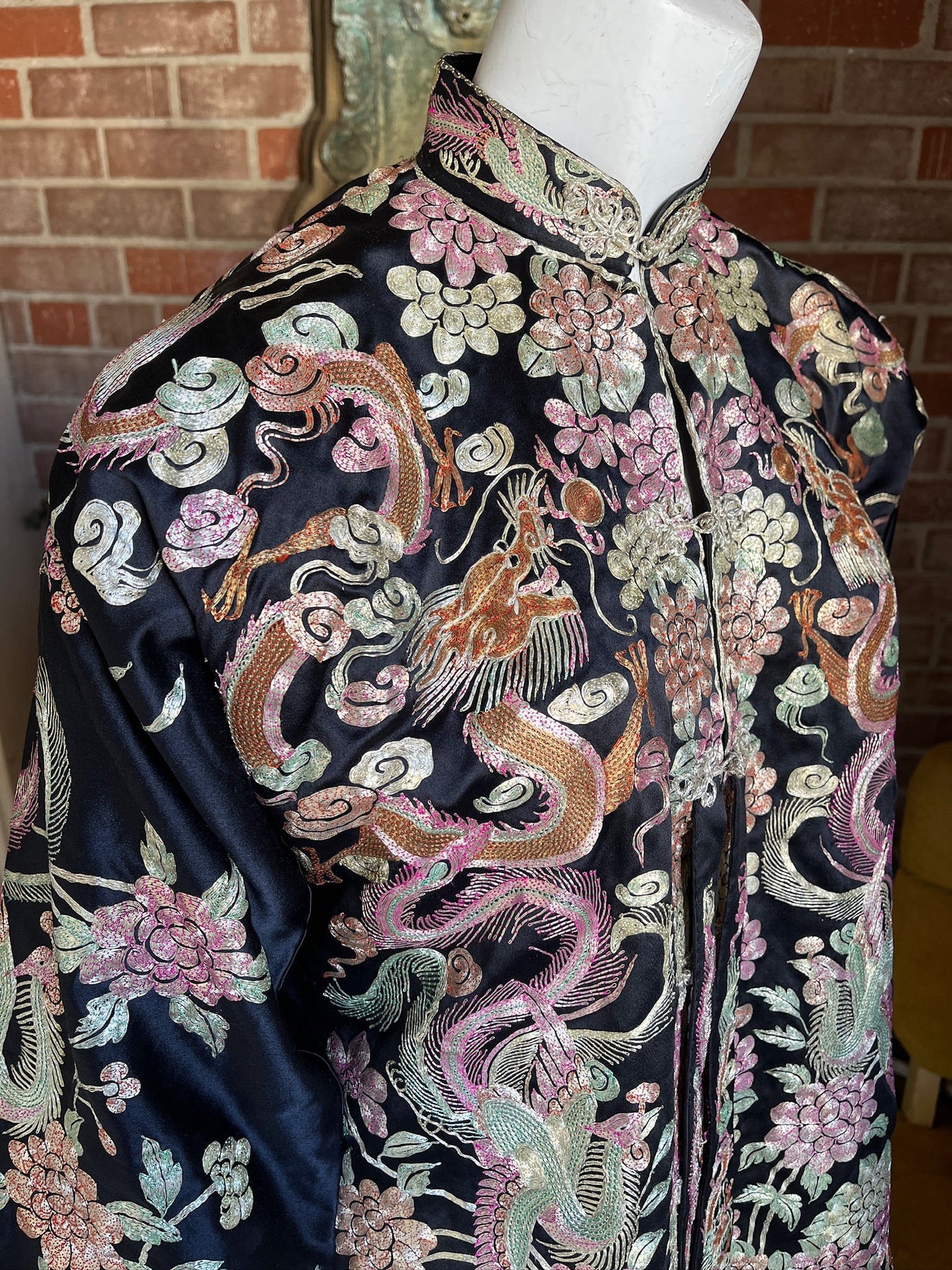 1930s Silk & Metallic Embroidered Jacket