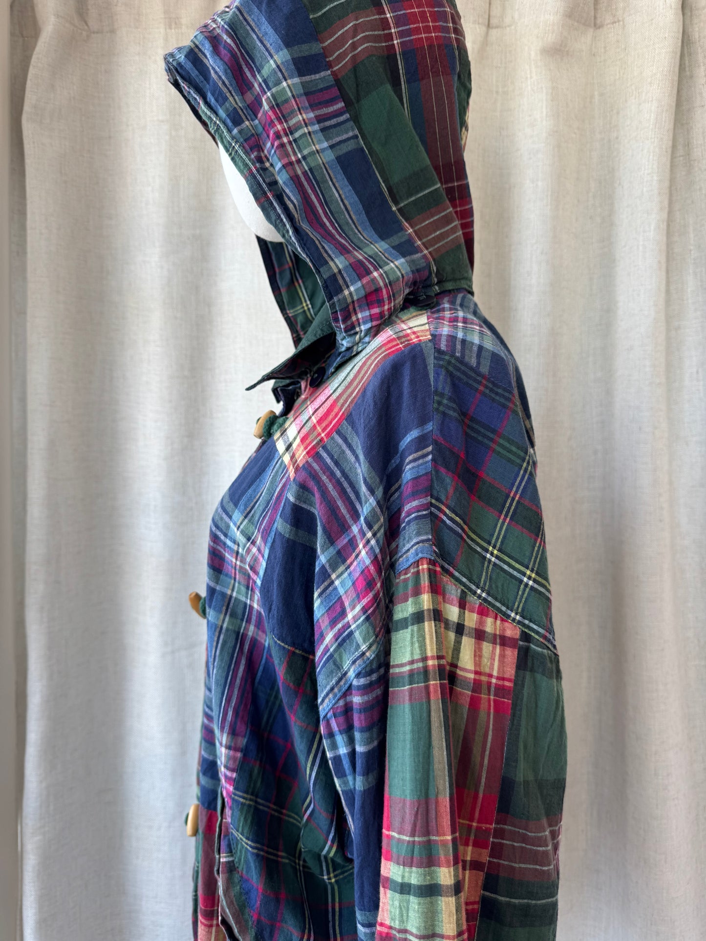 Plaid Hooded Jacket