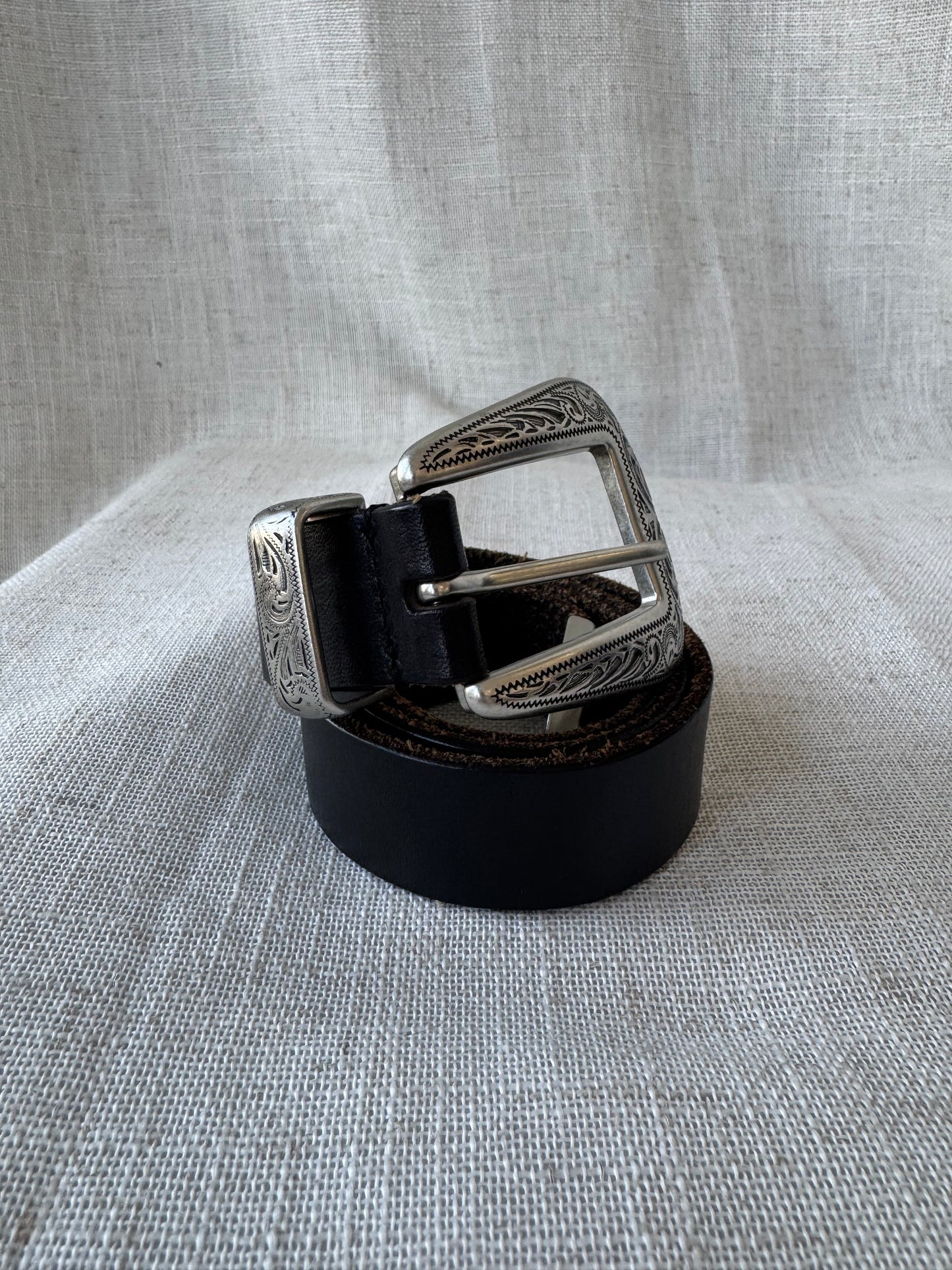 Leather and Silver Belt