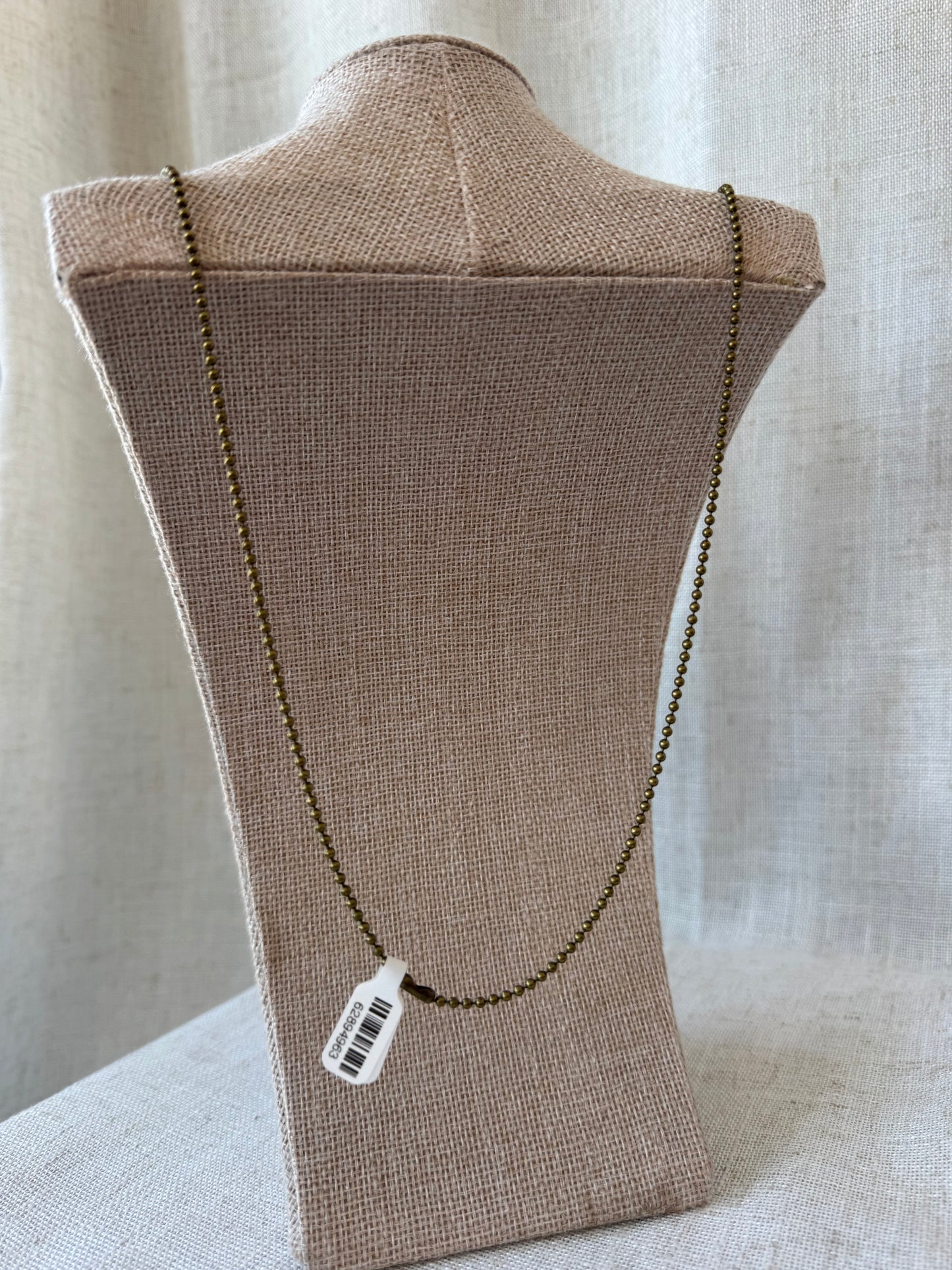 Biwa Pearl T Necklace