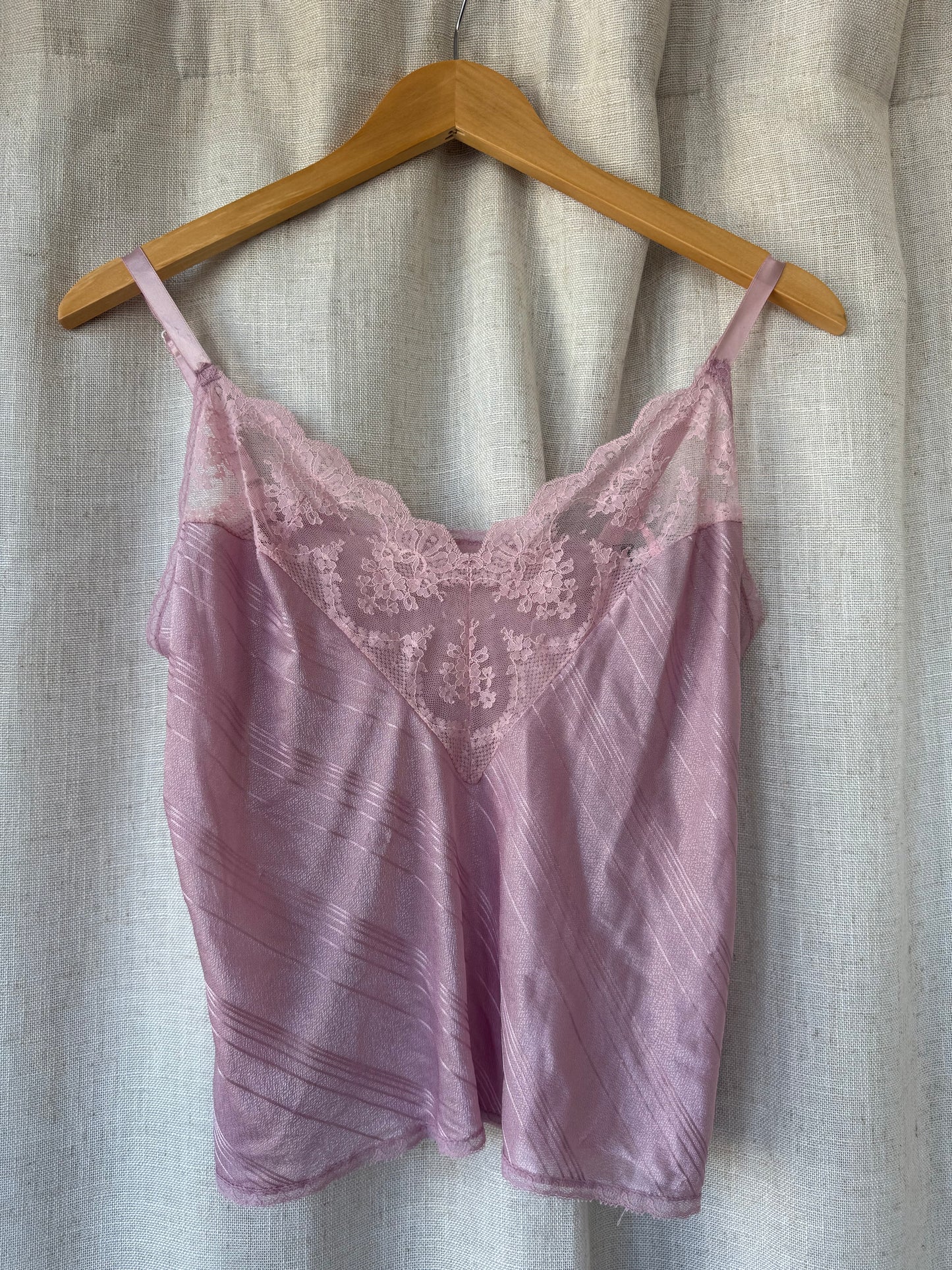 Pink Lace Cami