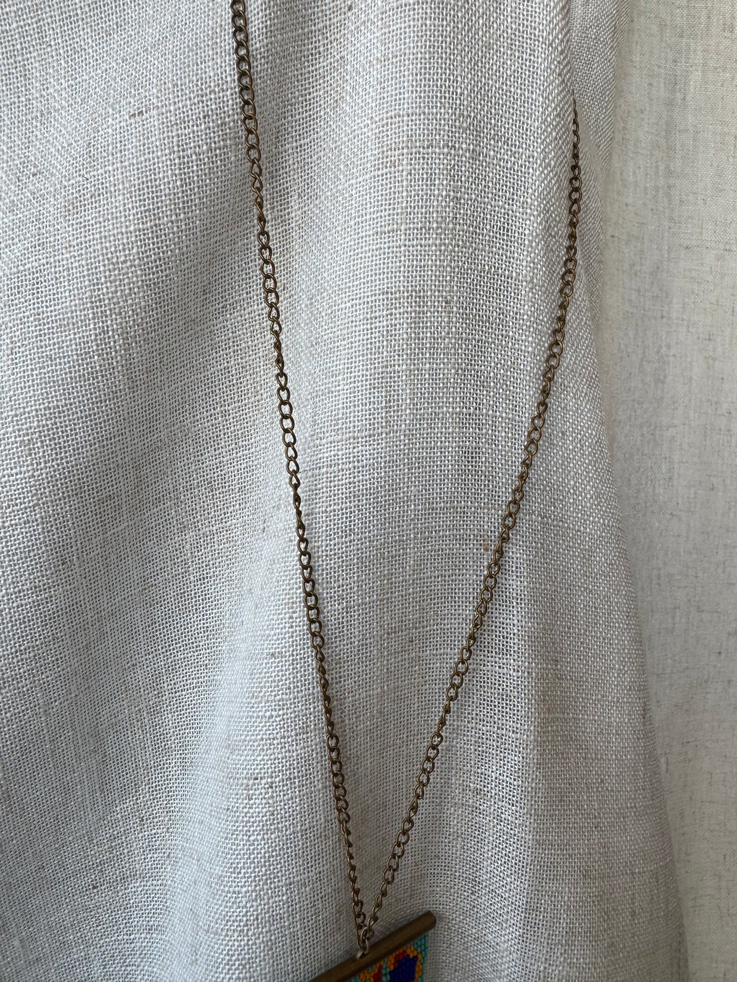 Beaded Turquoise Necklace