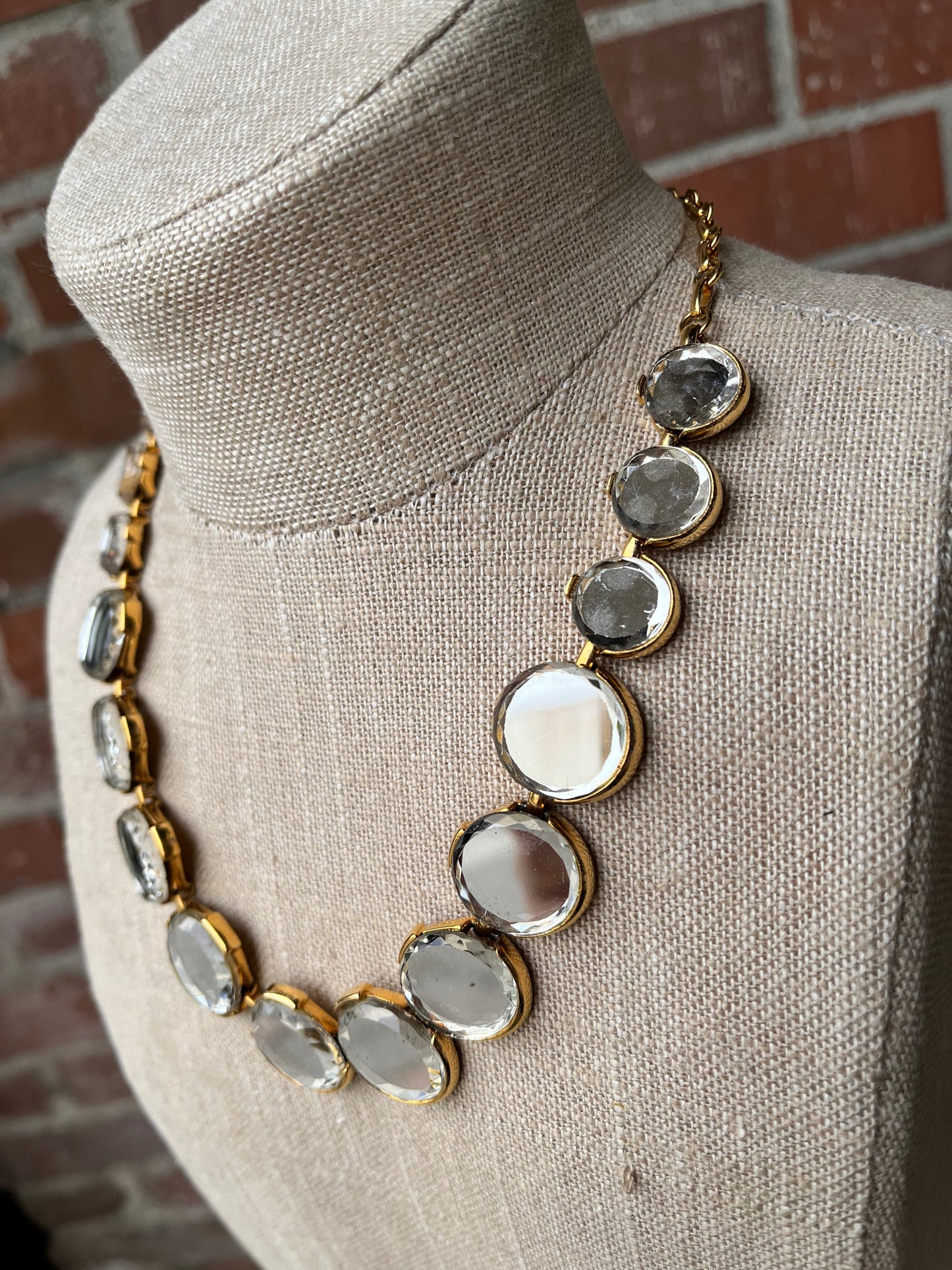 1950s Mirror Disc Necklace