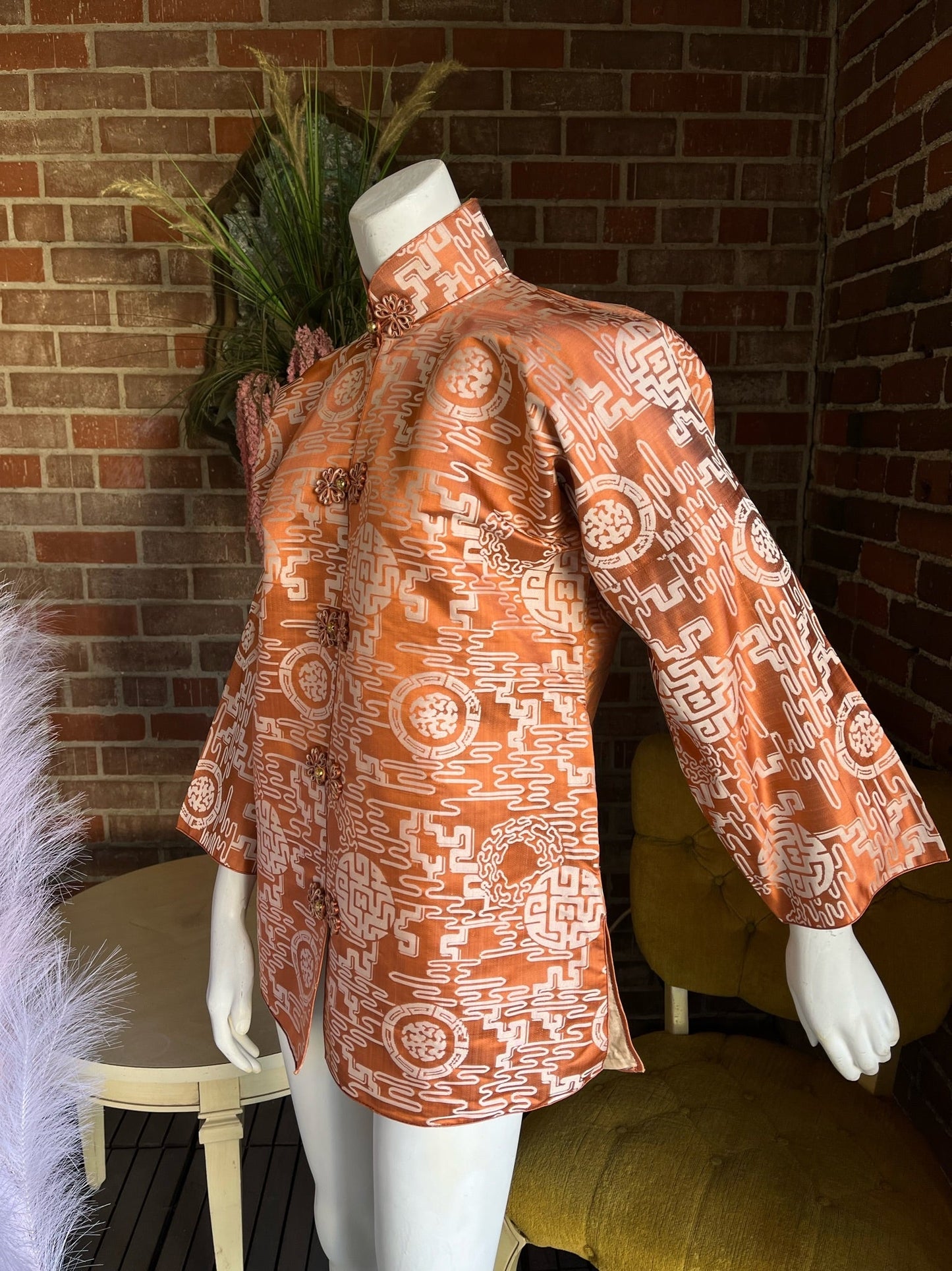 1960s Silk Asian Jacket