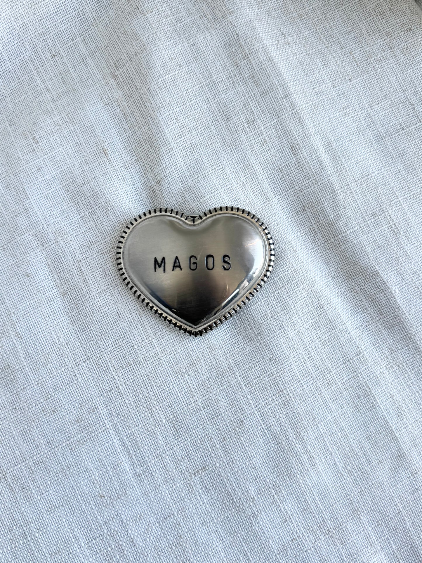 HEART "MAGOS"  BELT BUCKLE