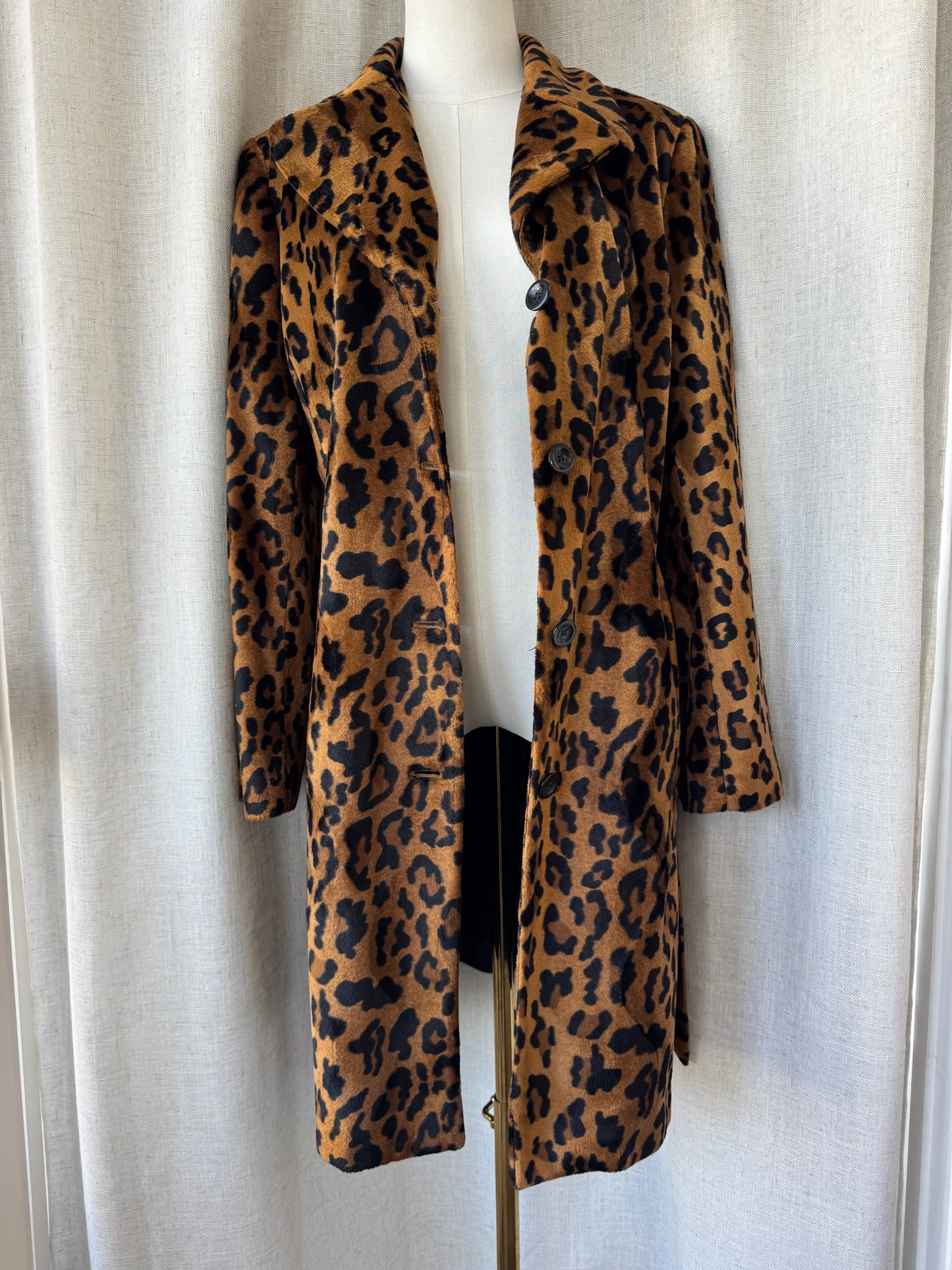 Leopard Print Coat