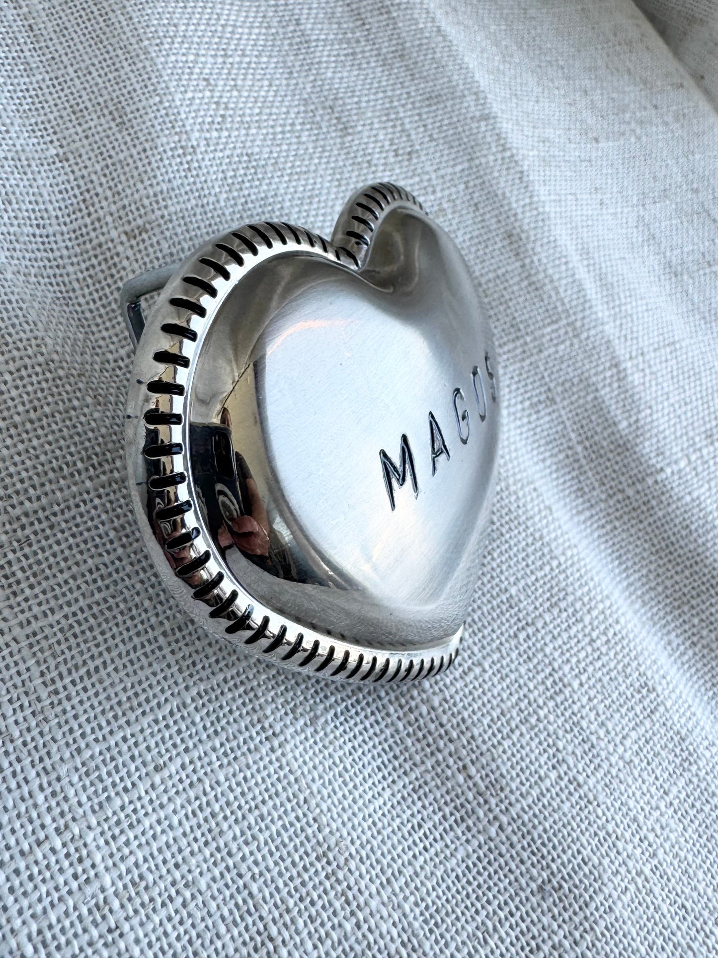 HEART "MAGOS"  BELT BUCKLE