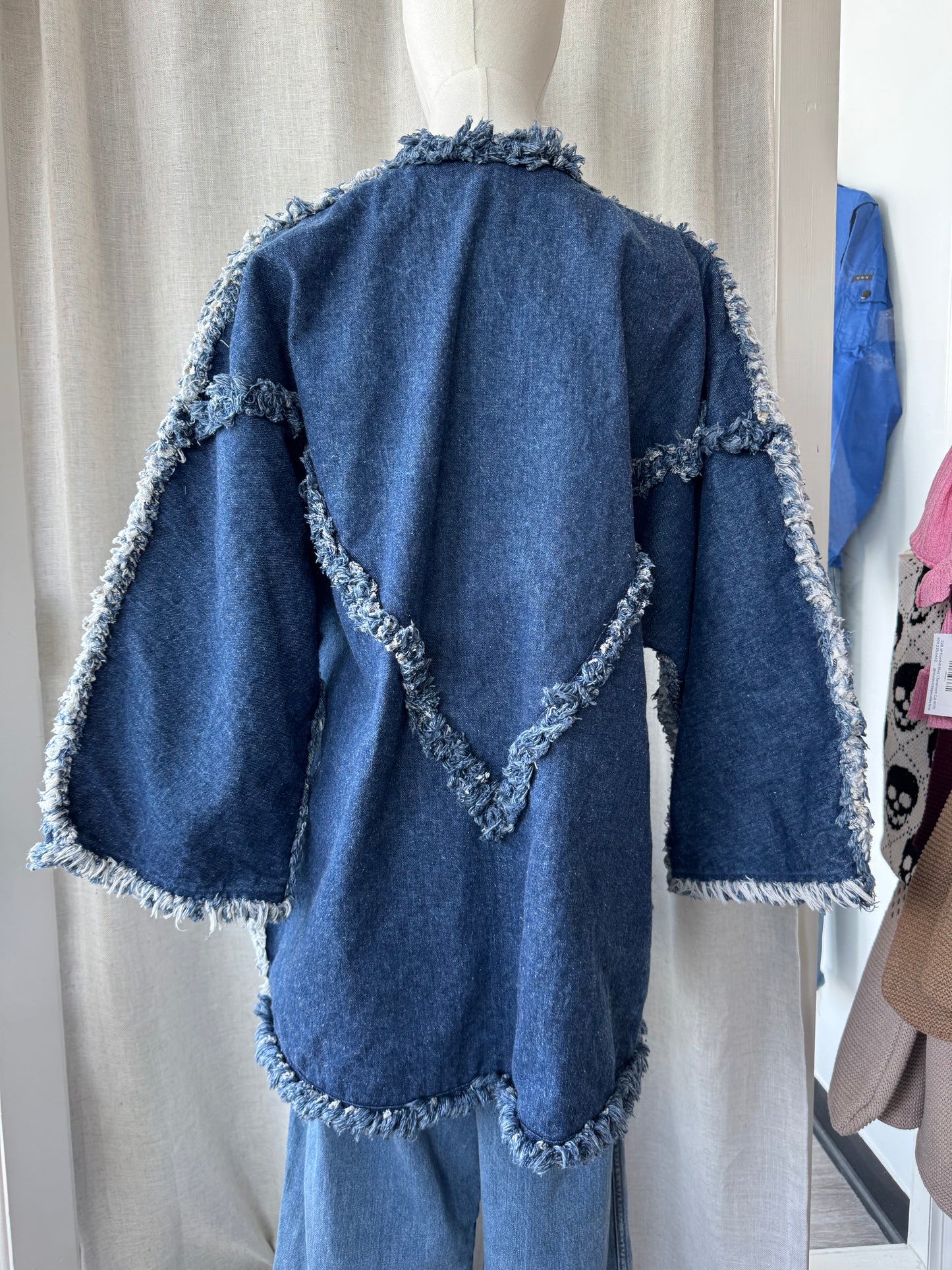 Dark Denim Heart Pocket Jacket