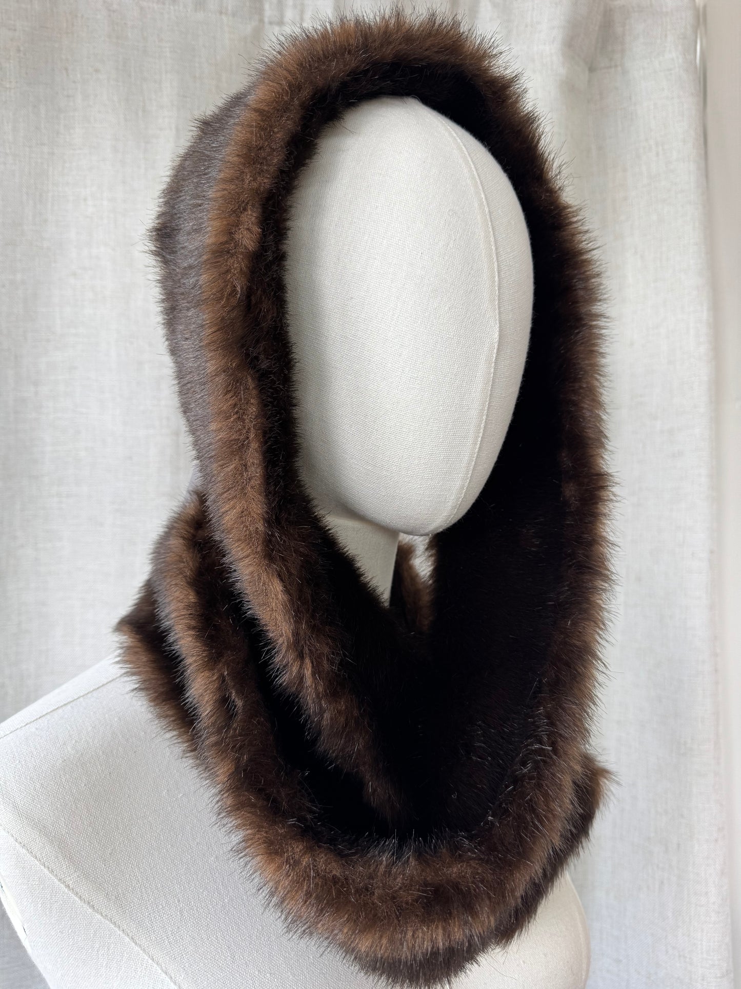 Faux Fur Infinity Scarf