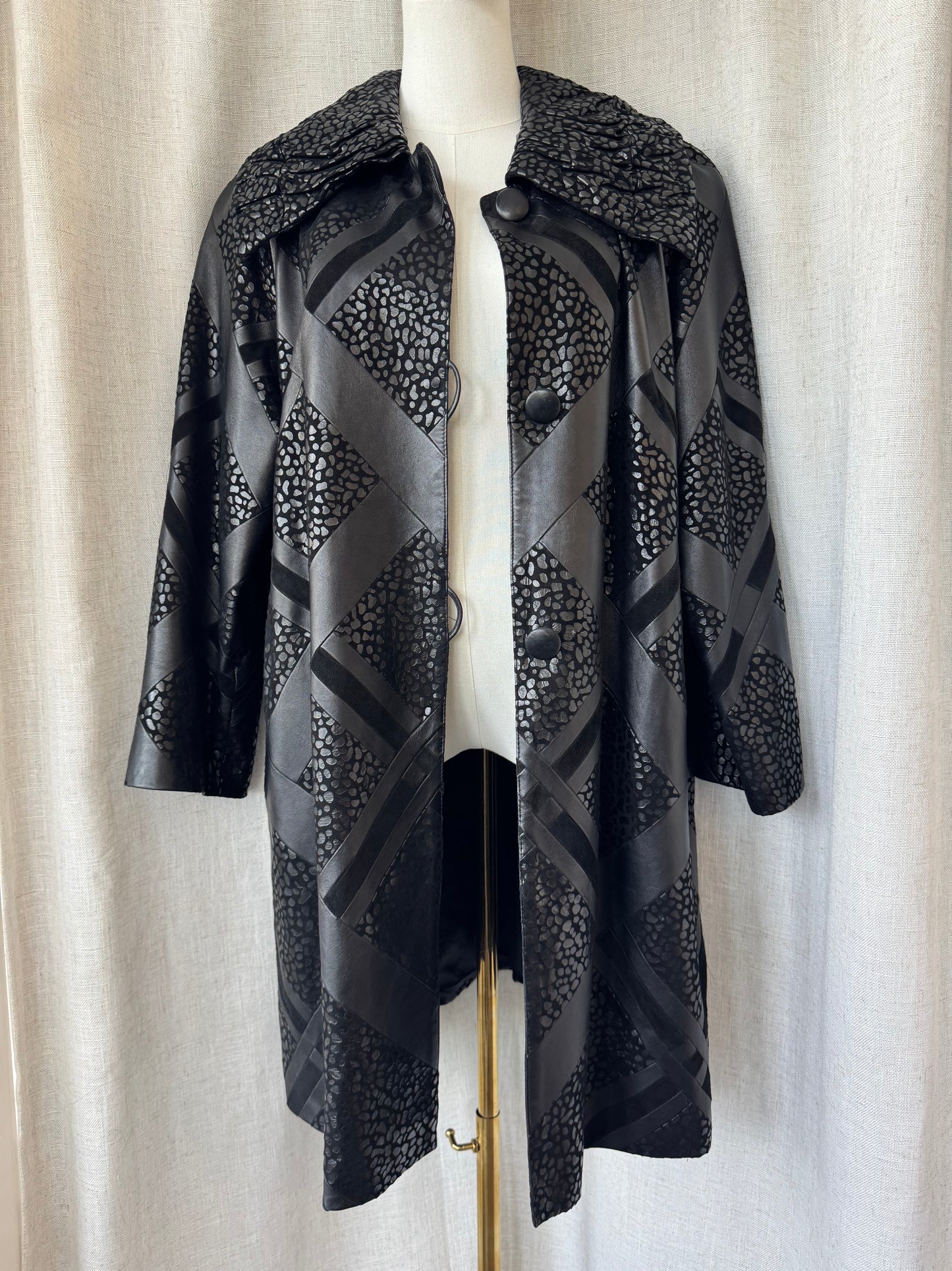 Leather Patchwork Jacket