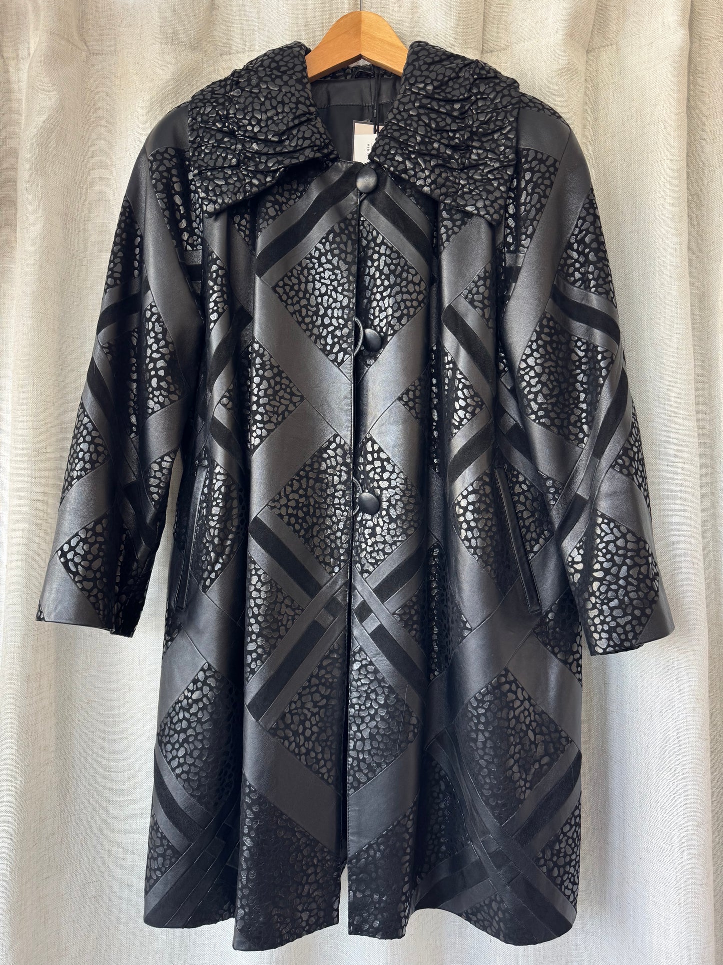 Leather Patchwork Jacket