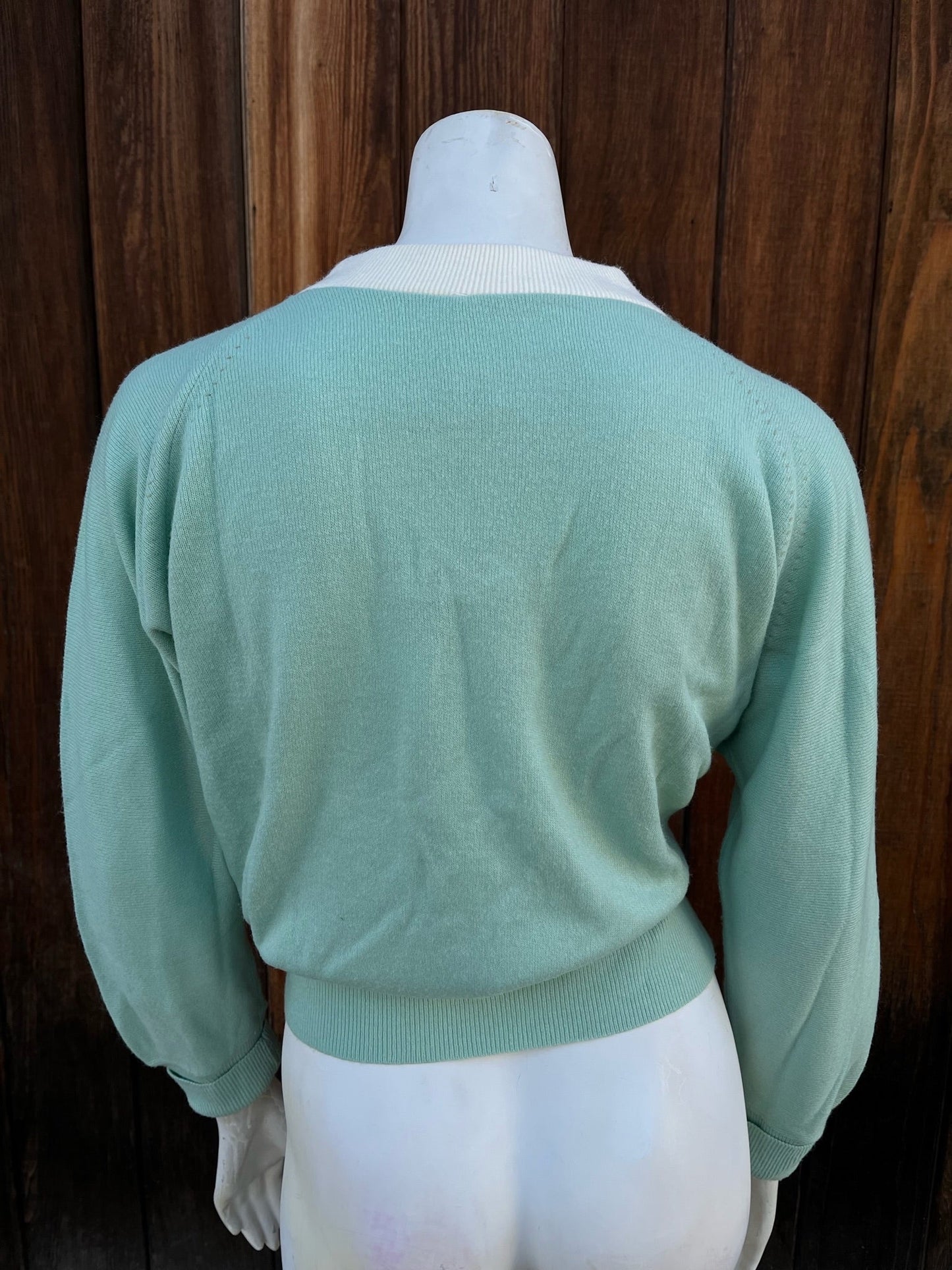 1950s Mint Green Sweater