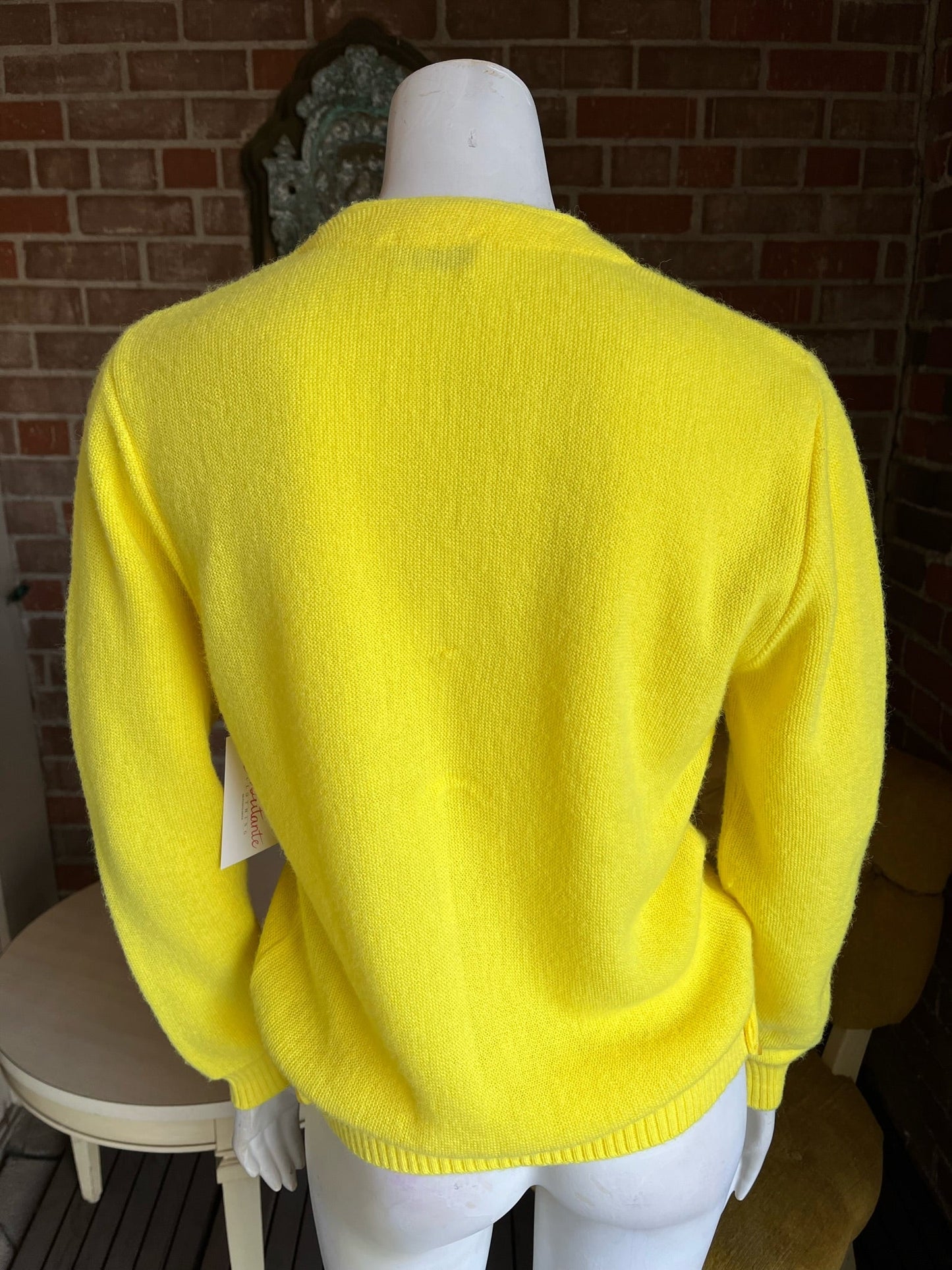 1960s Haymaker Lacoste Yellow Cardigan