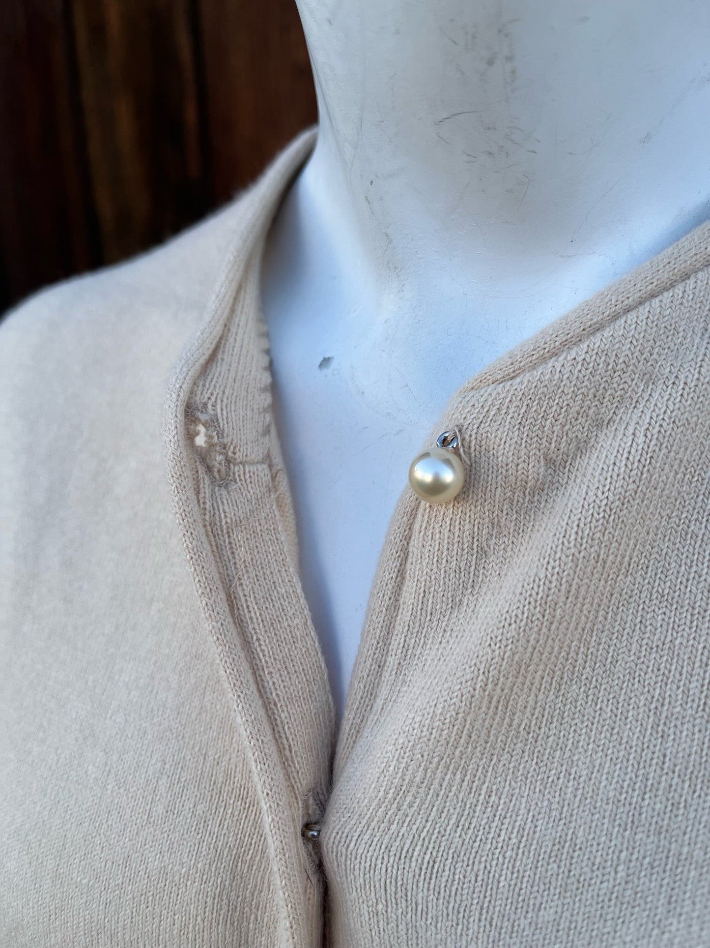 1960s Carol Brent Camel Cardigan