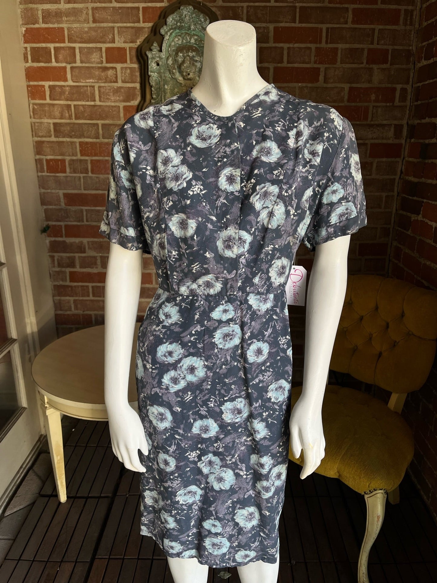 1940s Floral Dress