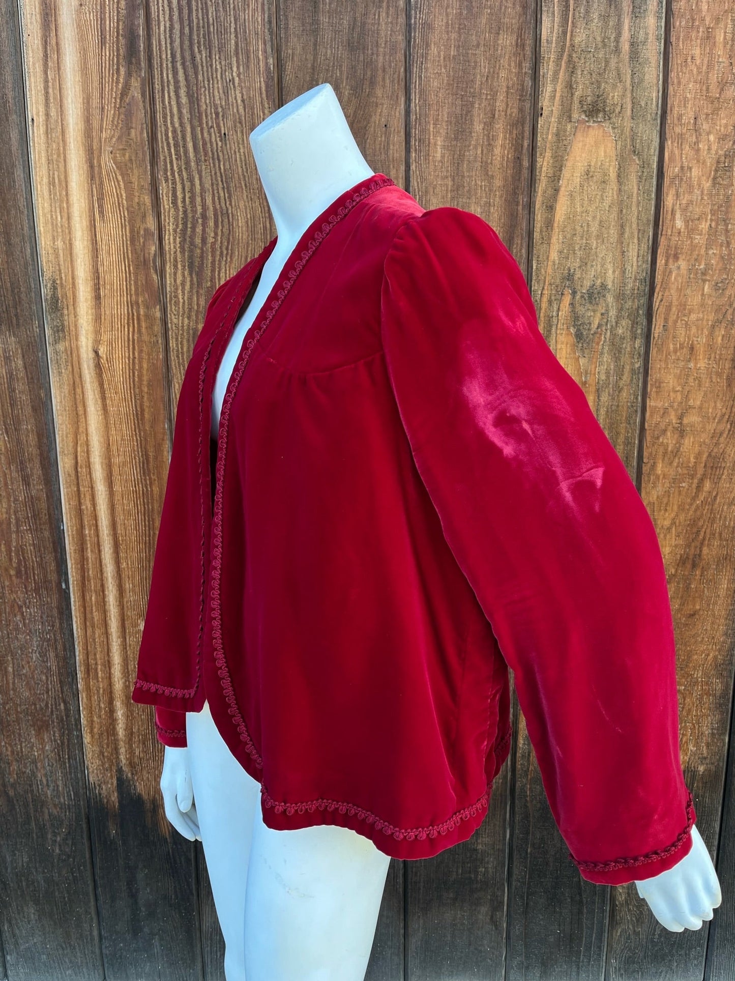 Red Velvet Coat