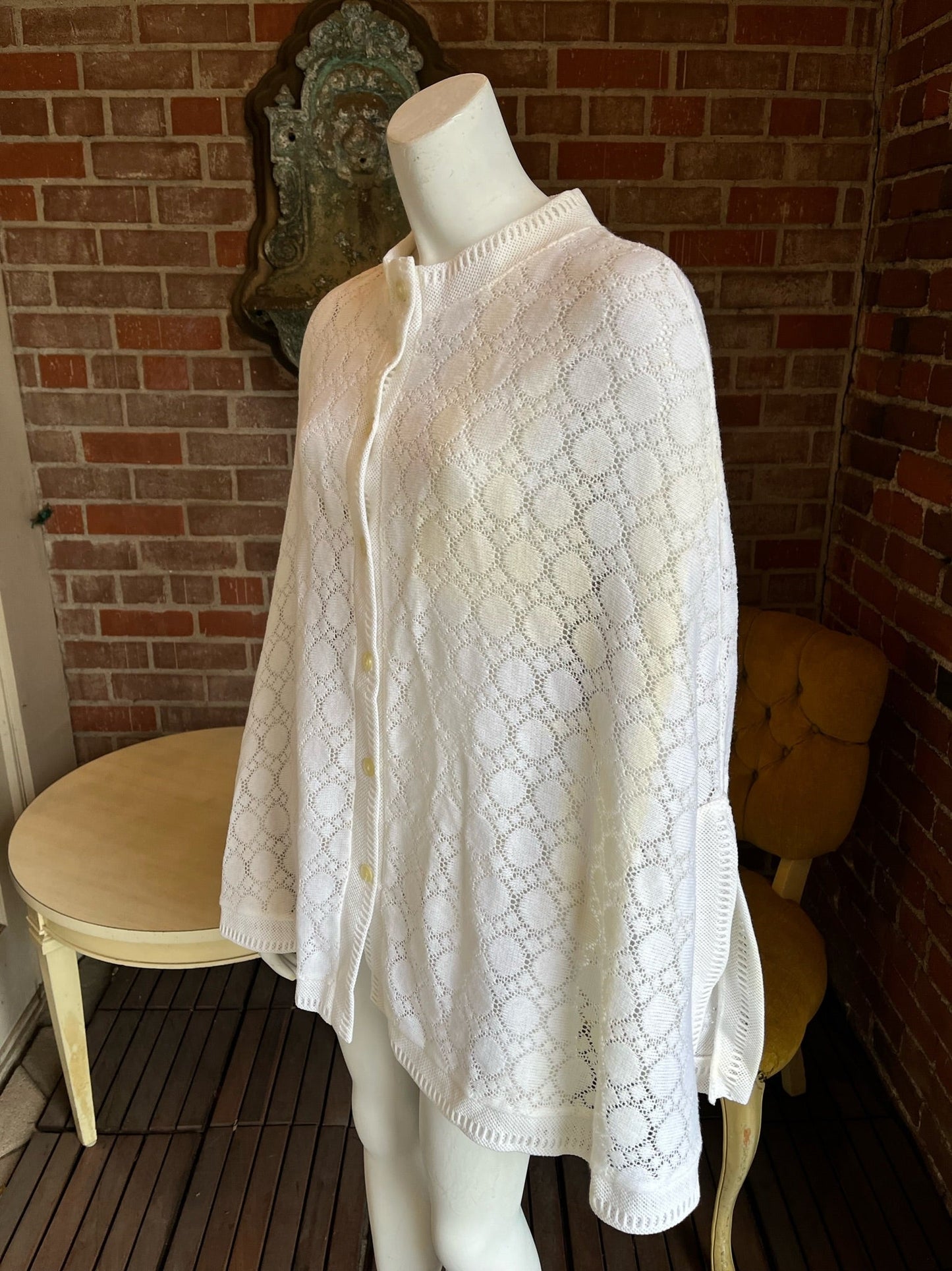 1970s Crochet Cape