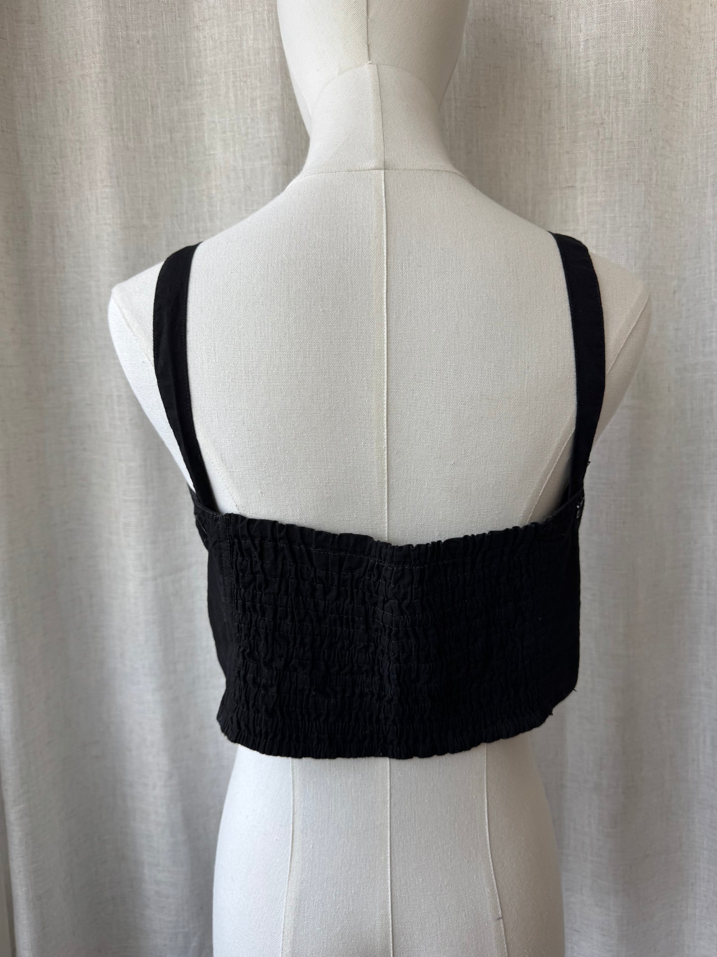 Beaded Sequin Crop Top