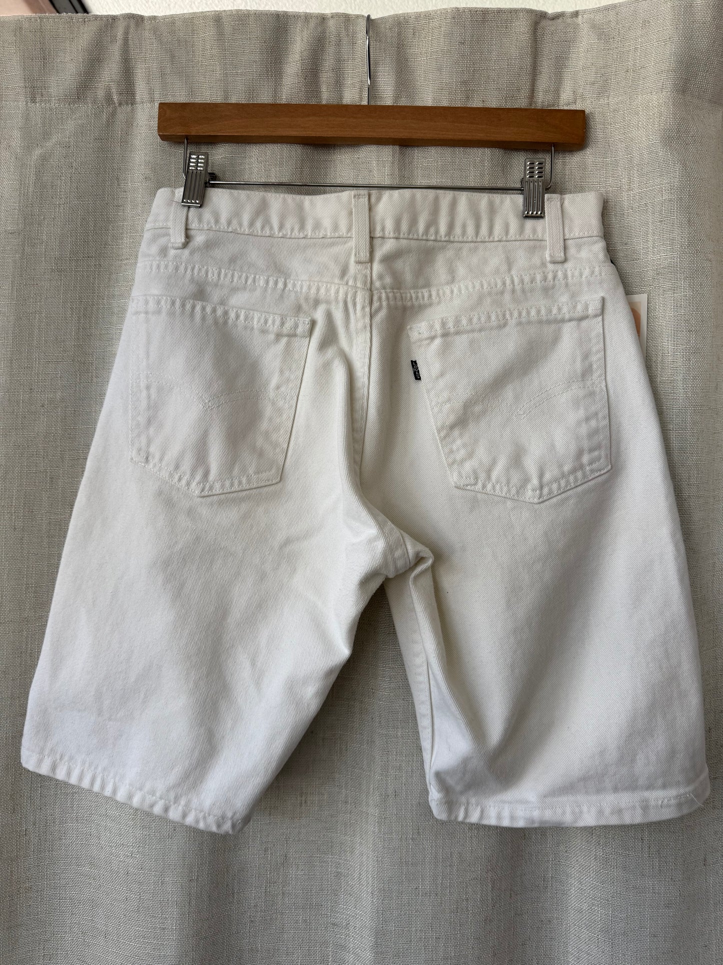 Levi’s White Denim Shorts