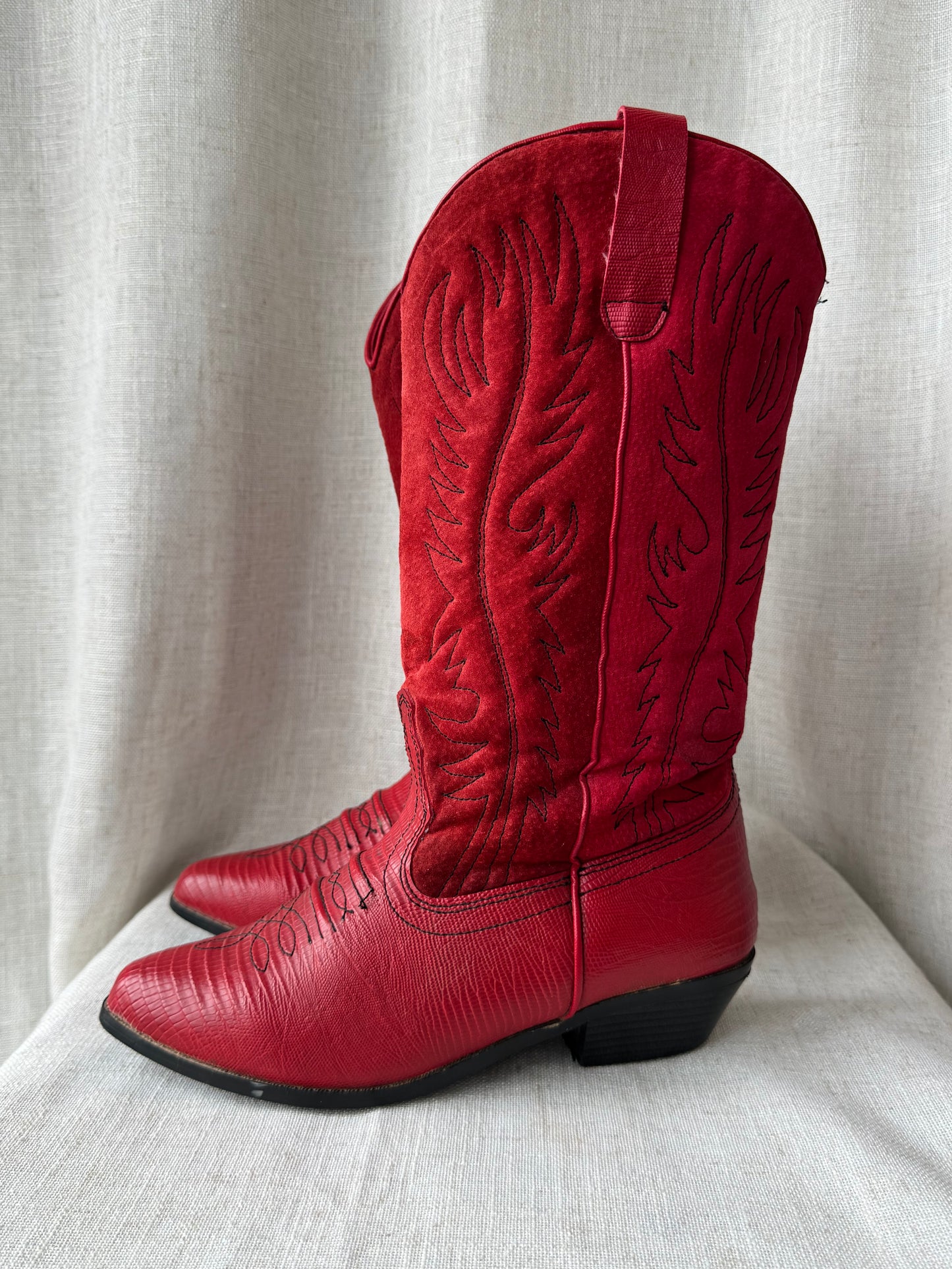 Red Cowboy Boots