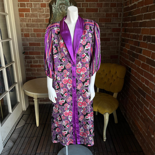 1980s Diane Fries Shirt Dress