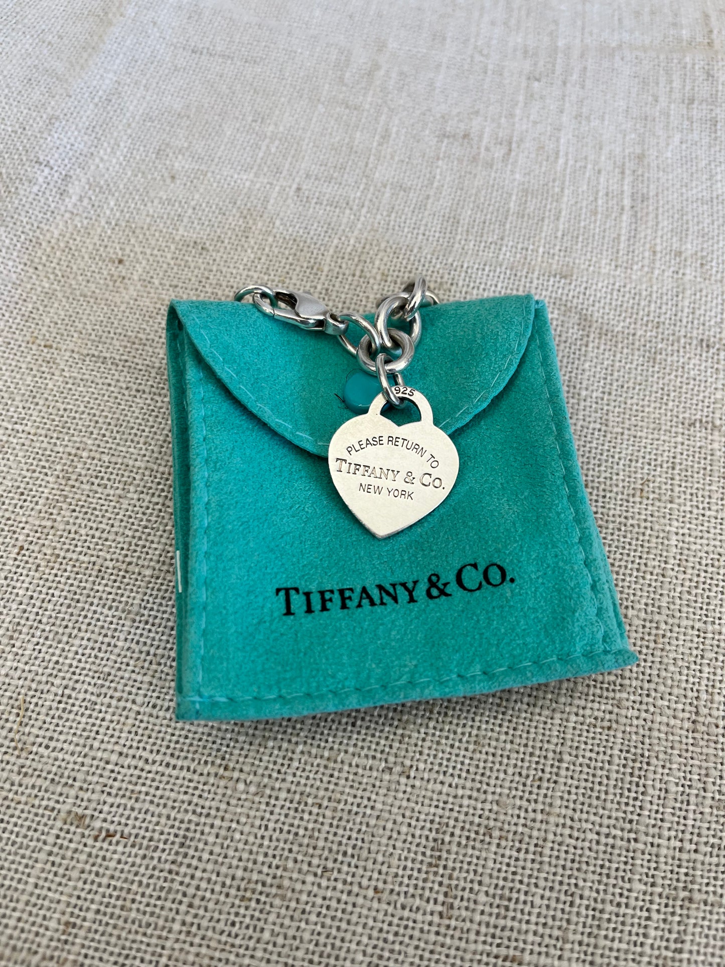 Tiffany & Co Sterling Silver heart bracelet