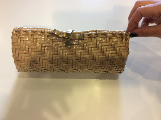 1960s Basket Weave Clutch