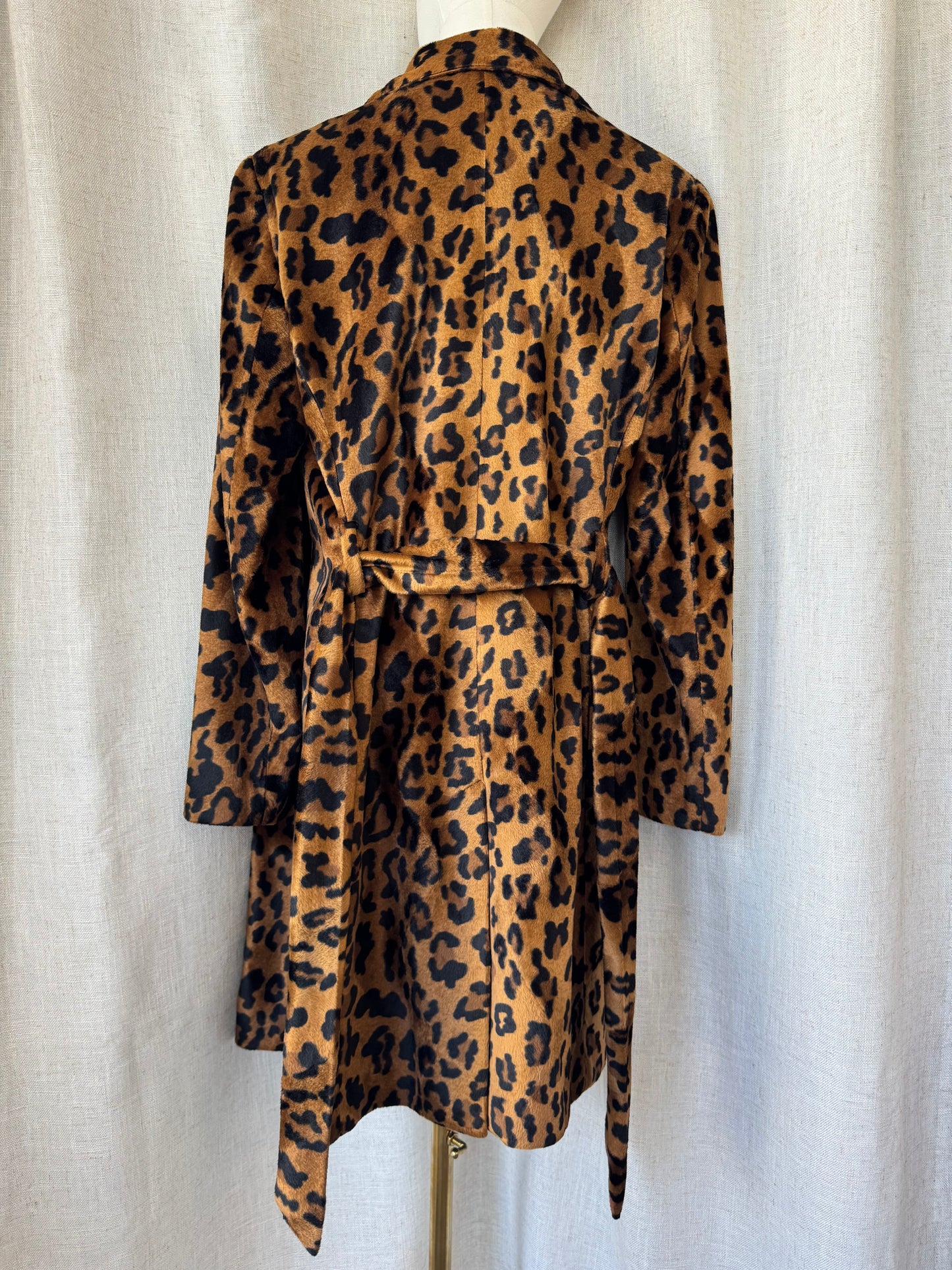 Leopard Print Coat