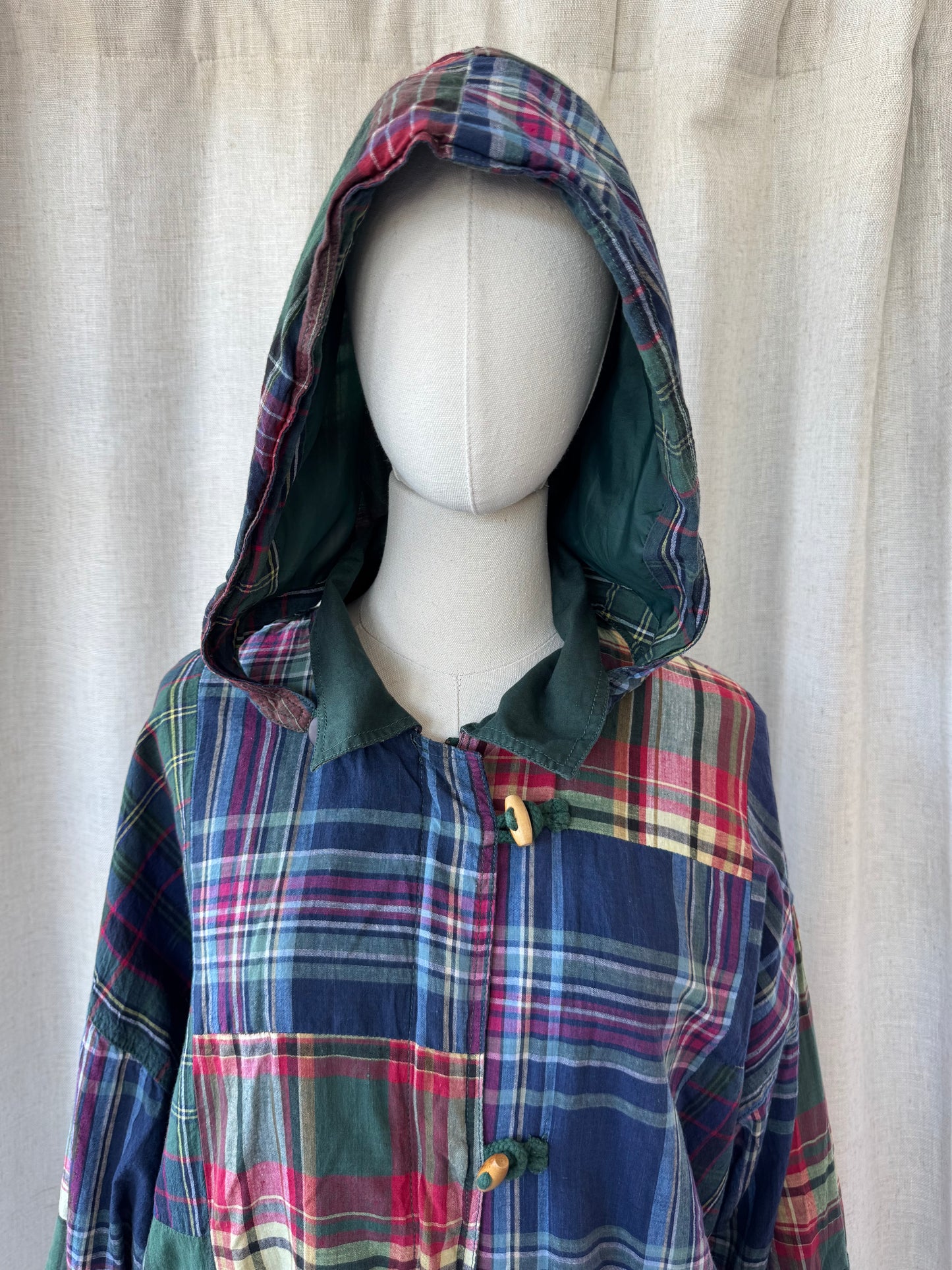 Plaid Hooded Jacket