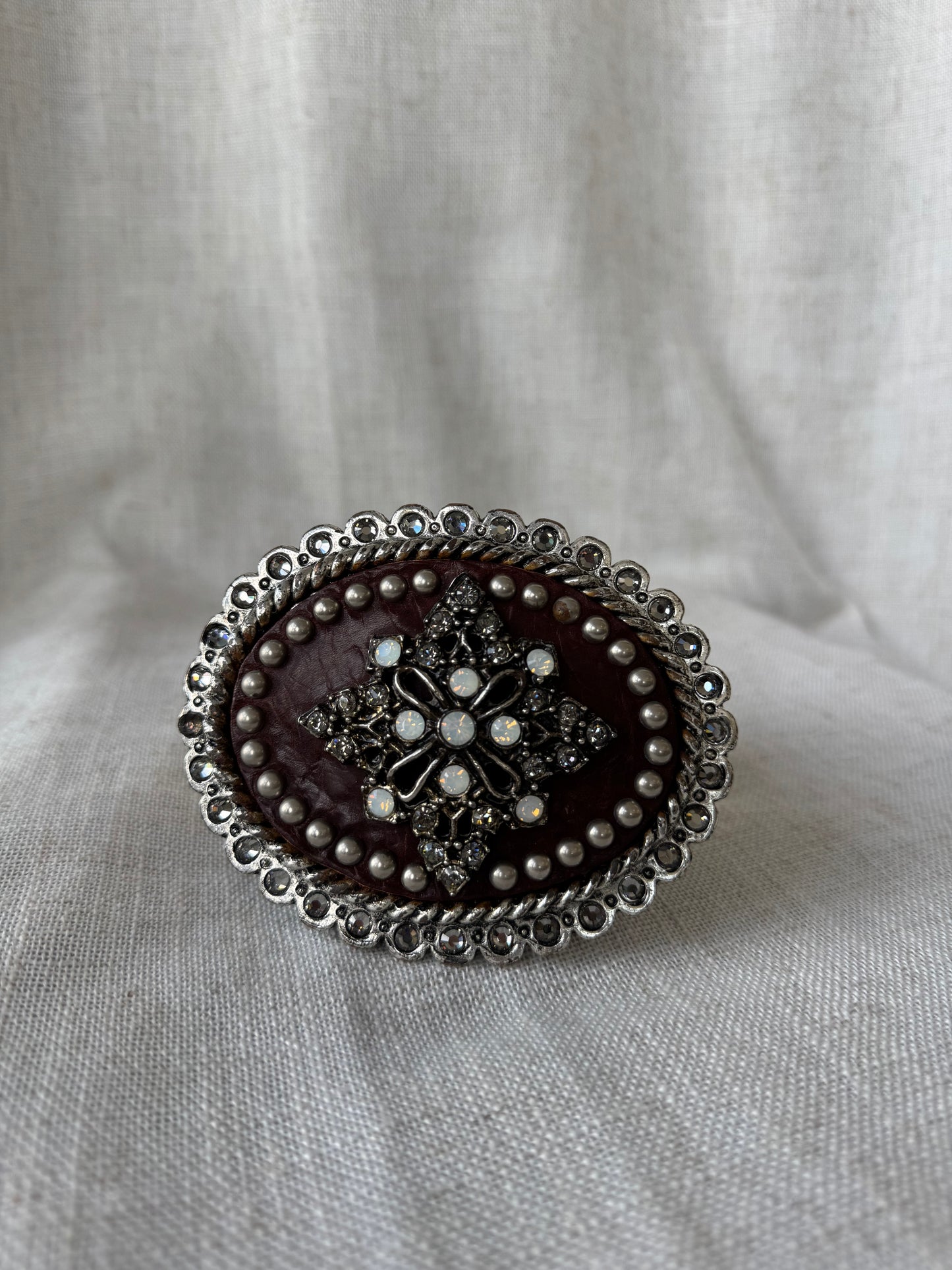 Leatherock Cream Belt