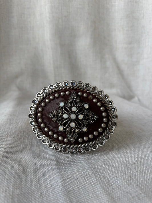 Leatherock Cream Belt