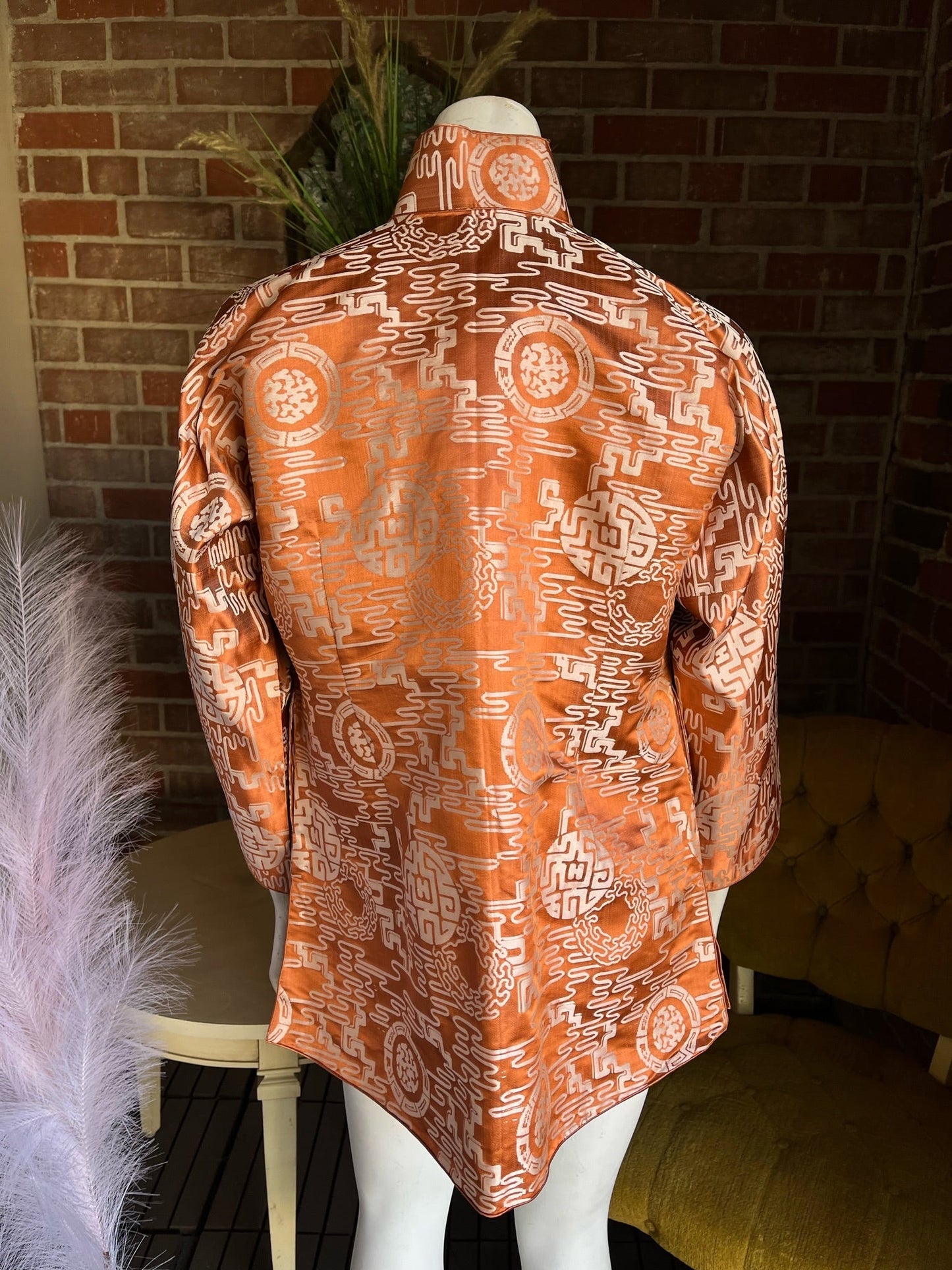 1960s Silk Asian Jacket