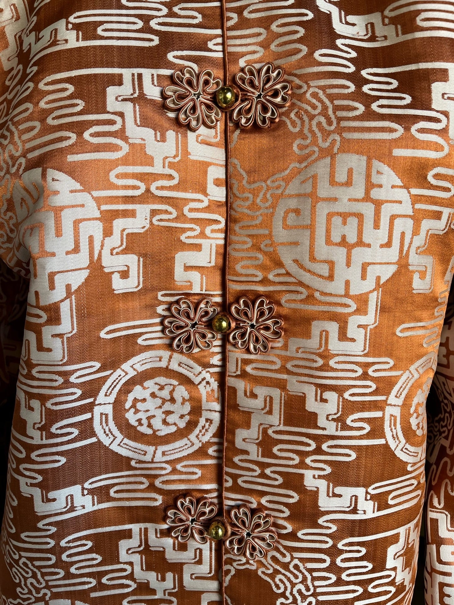 1960s Silk Asian Jacket