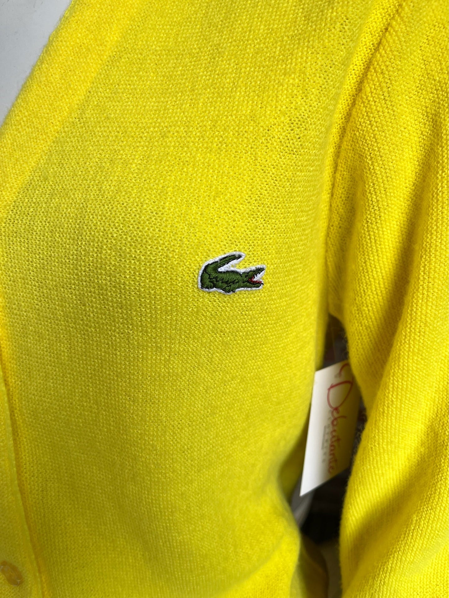 1960s Haymaker Lacoste Yellow Cardigan