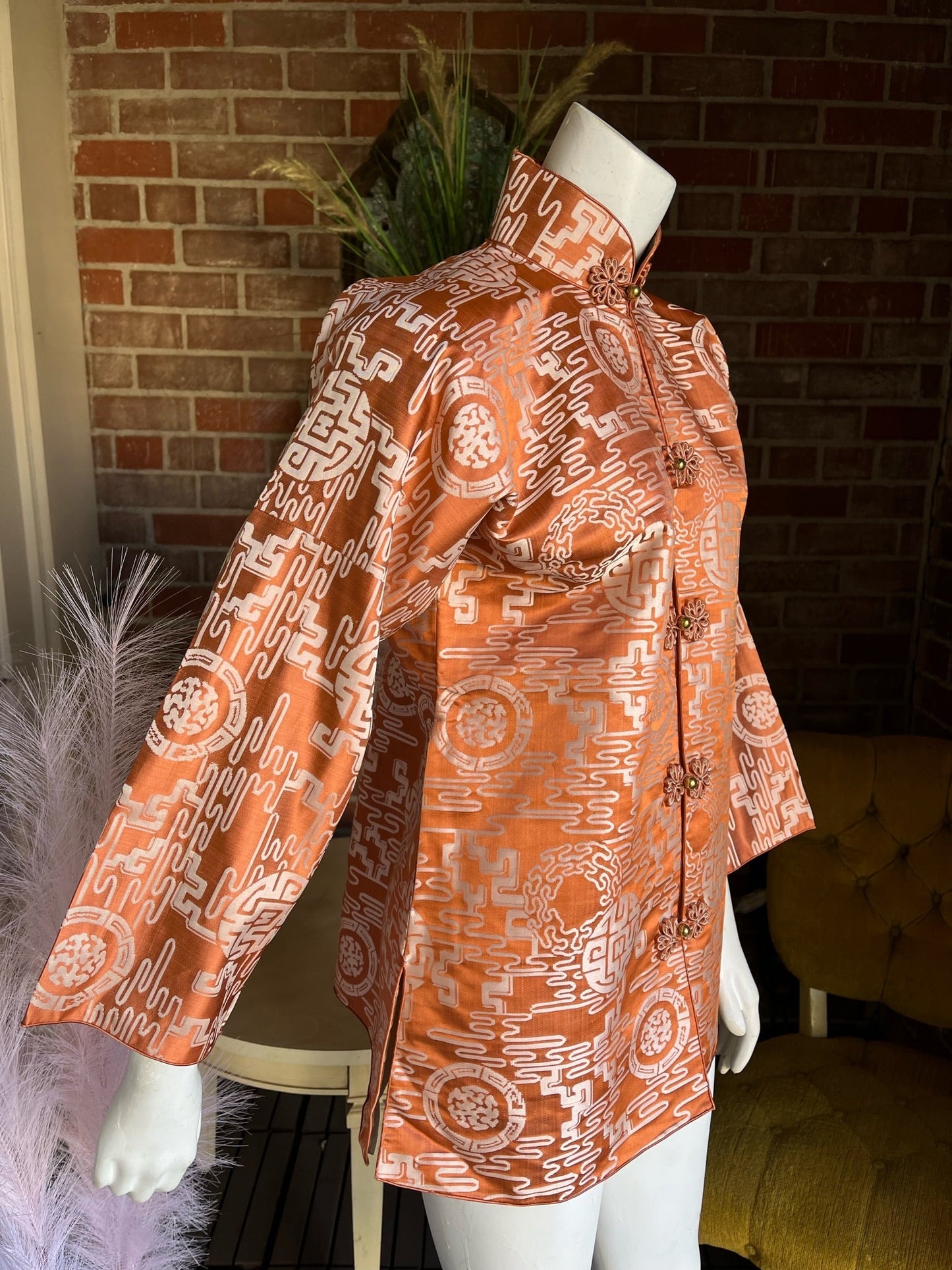 1960s Silk Asian Jacket