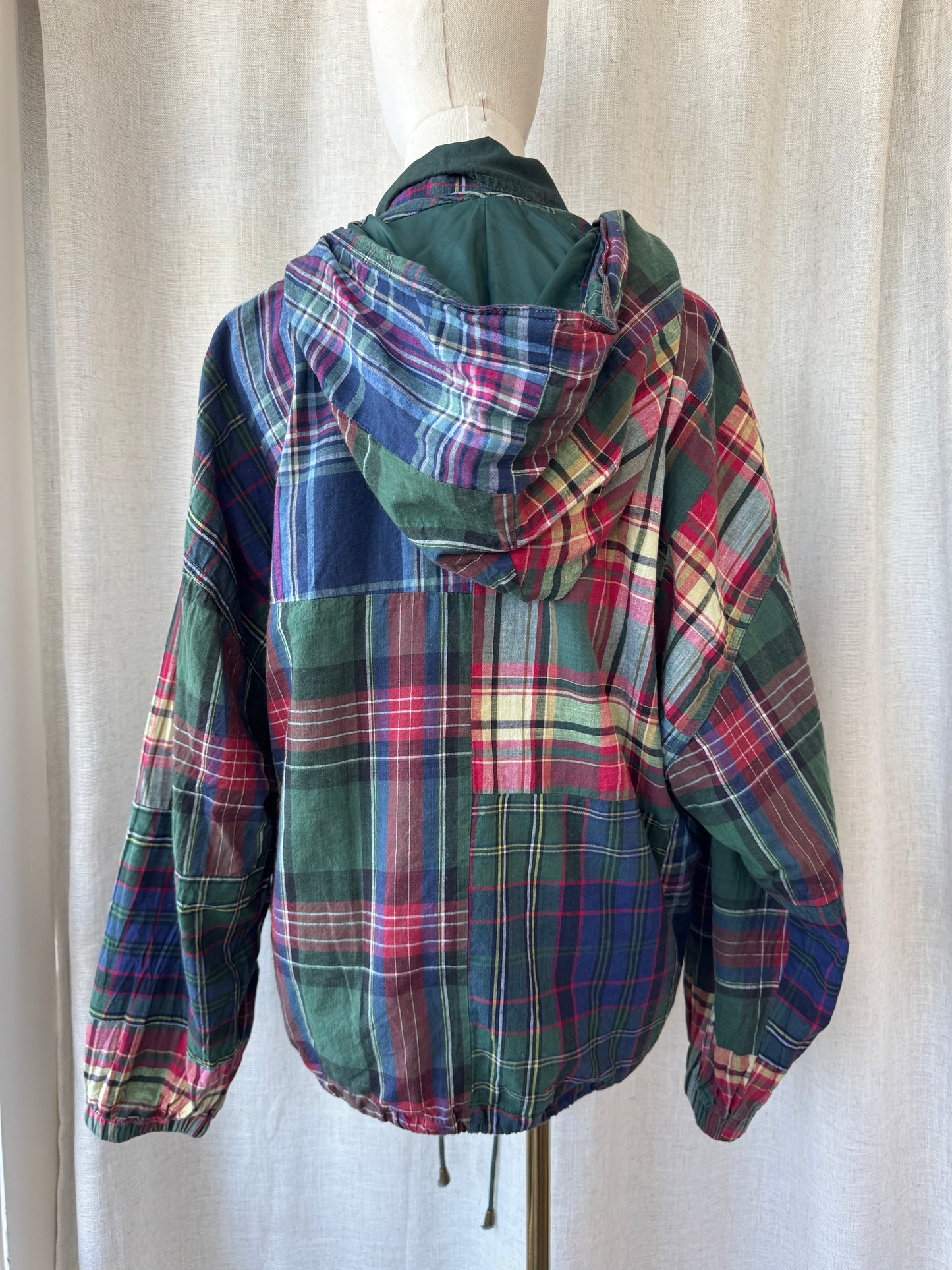 Plaid Hooded Jacket