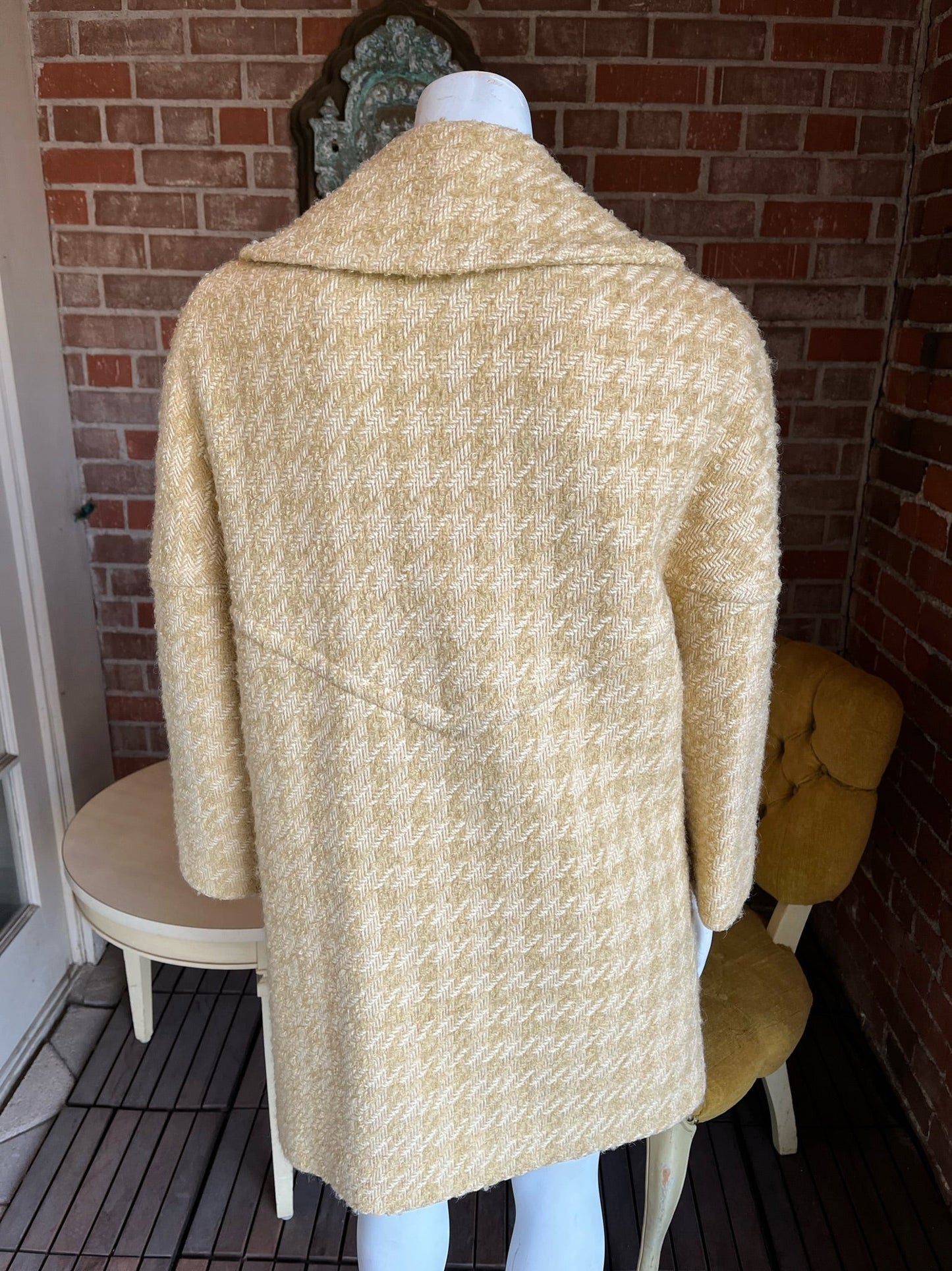 1960s Wool Boucle Maiz Coat