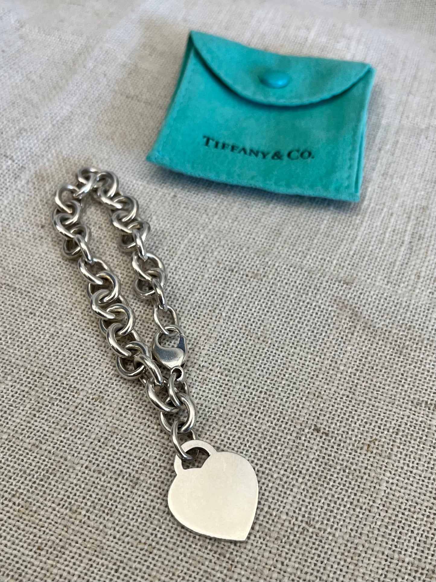Tiffany & Co Sterling Silver heart bracelet