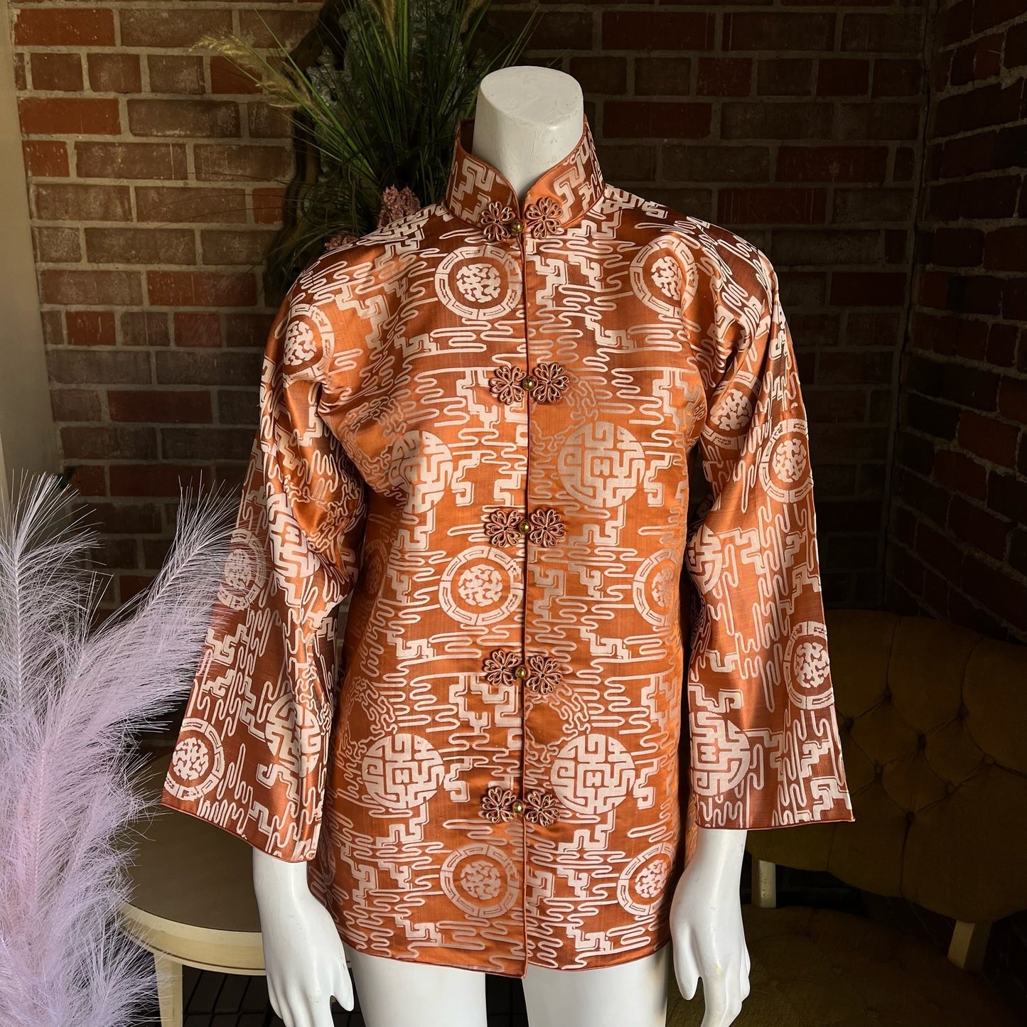 1960s Silk Asian Jacket