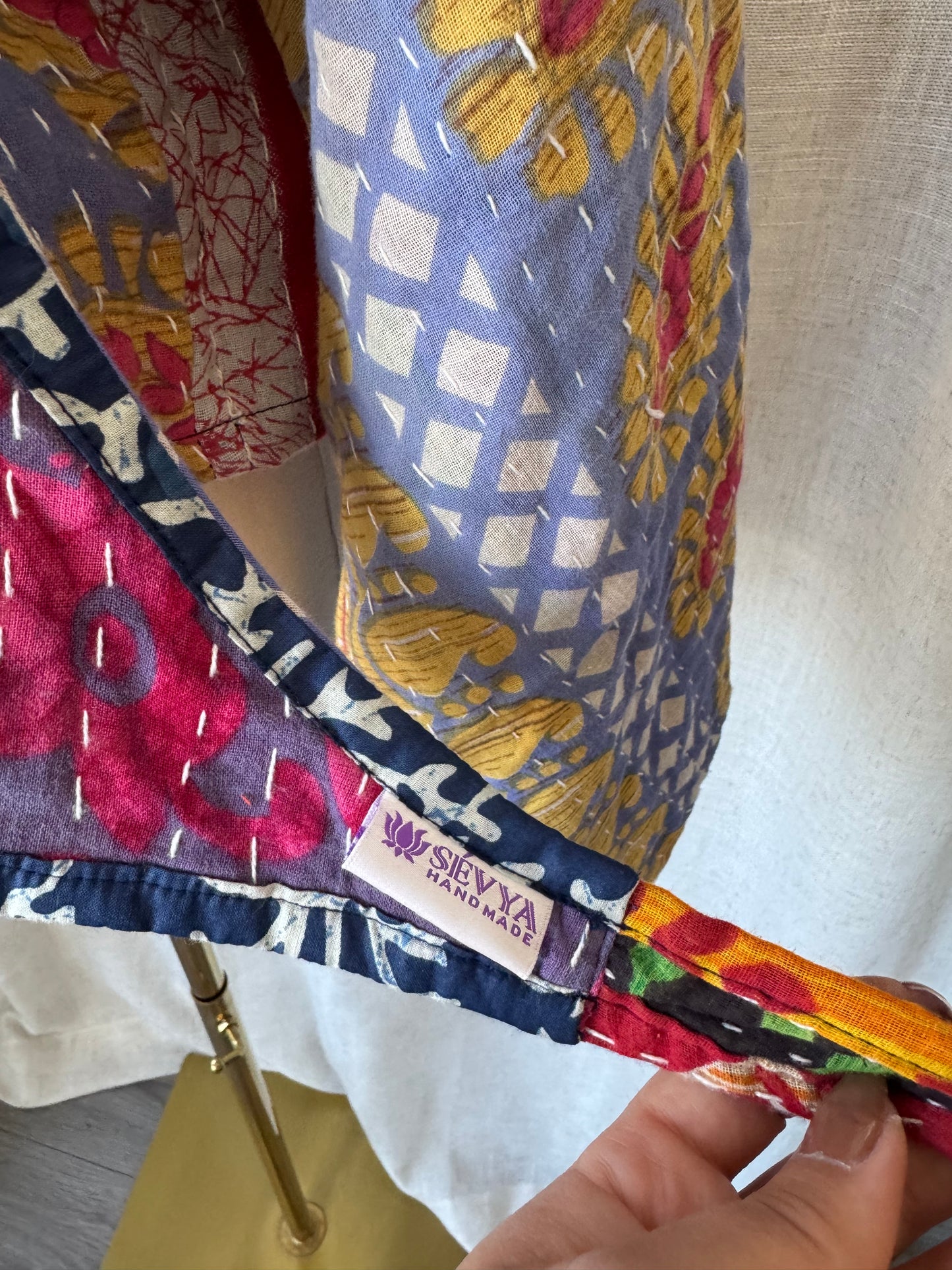 Reversible Kantha Wrap Top