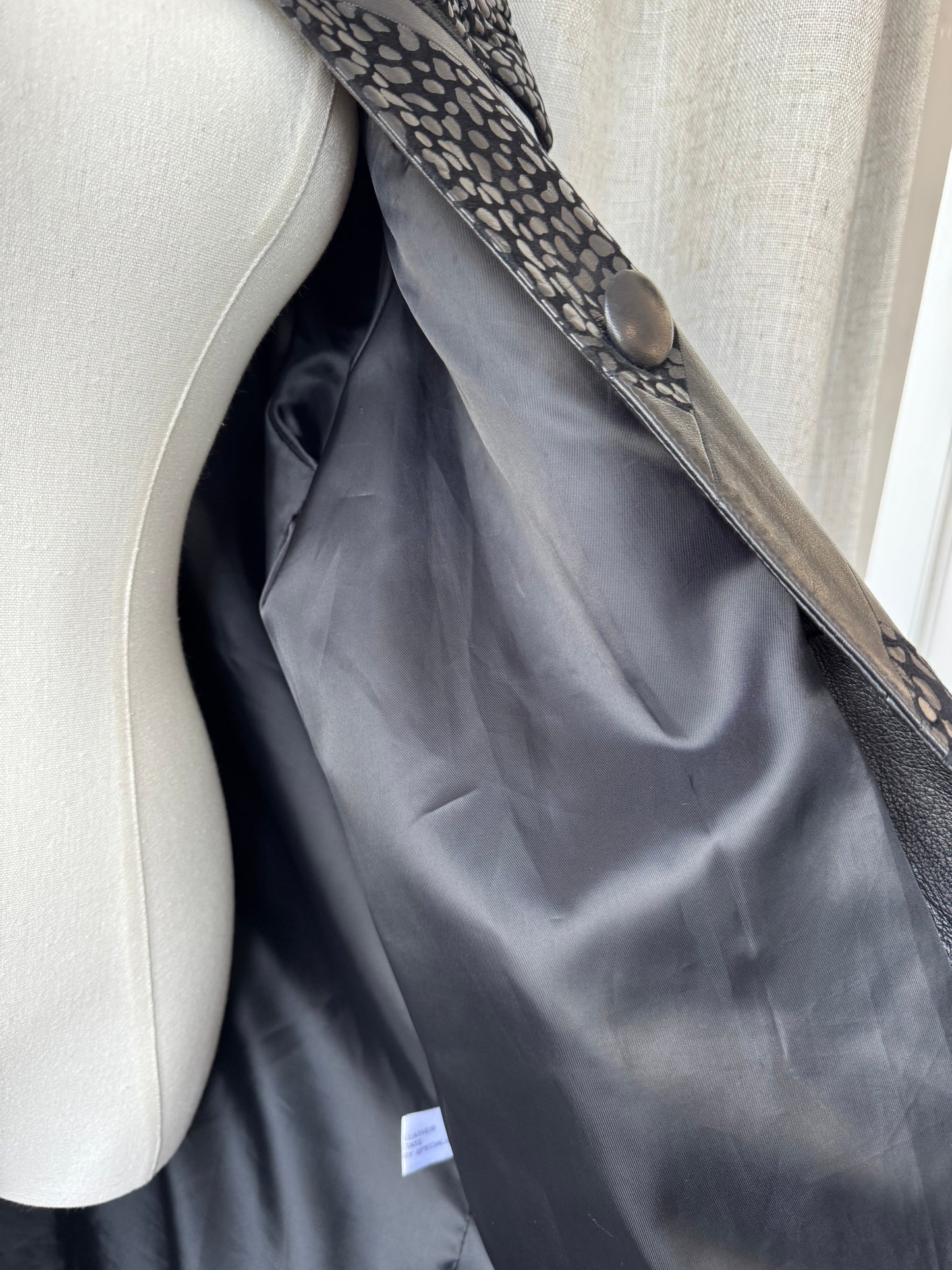 Leather Patchwork Jacket