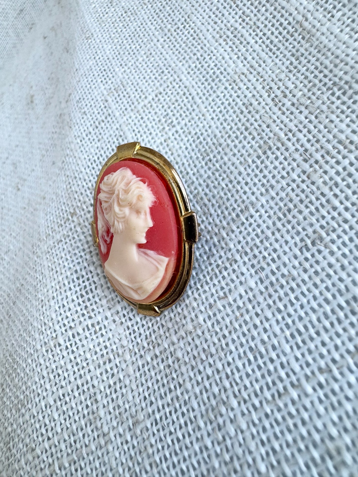 Vintage Cameo Pin