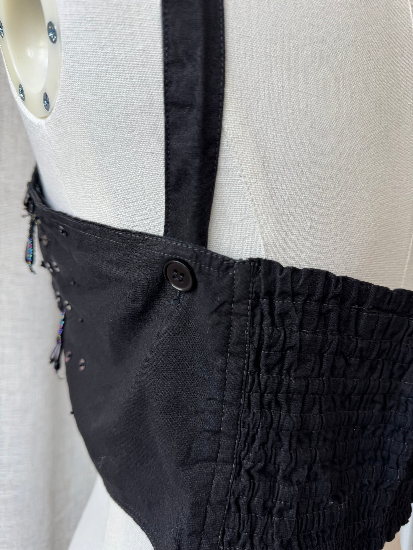 Beaded Sequin Crop Top