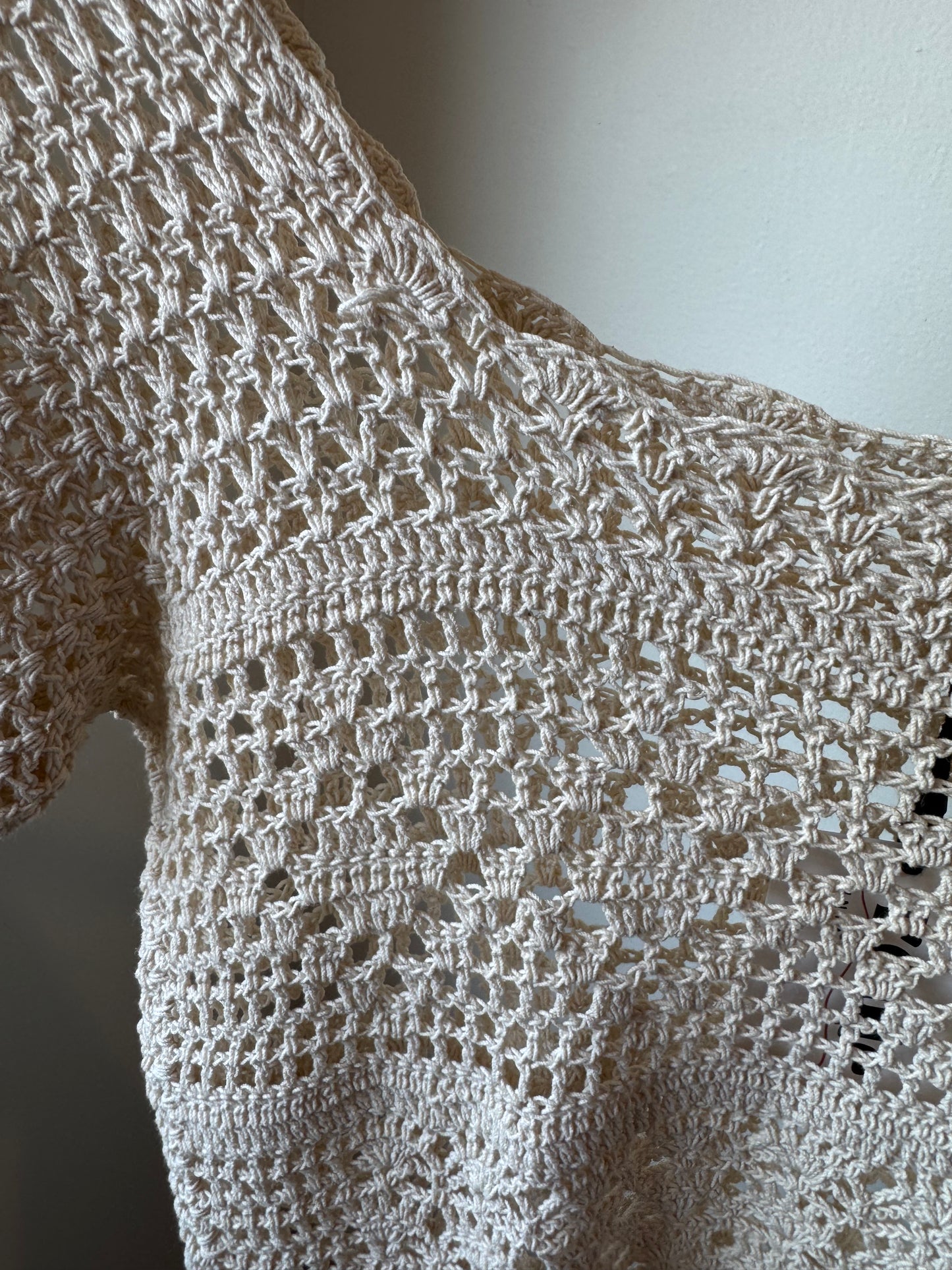 Crochet Square Neck Top