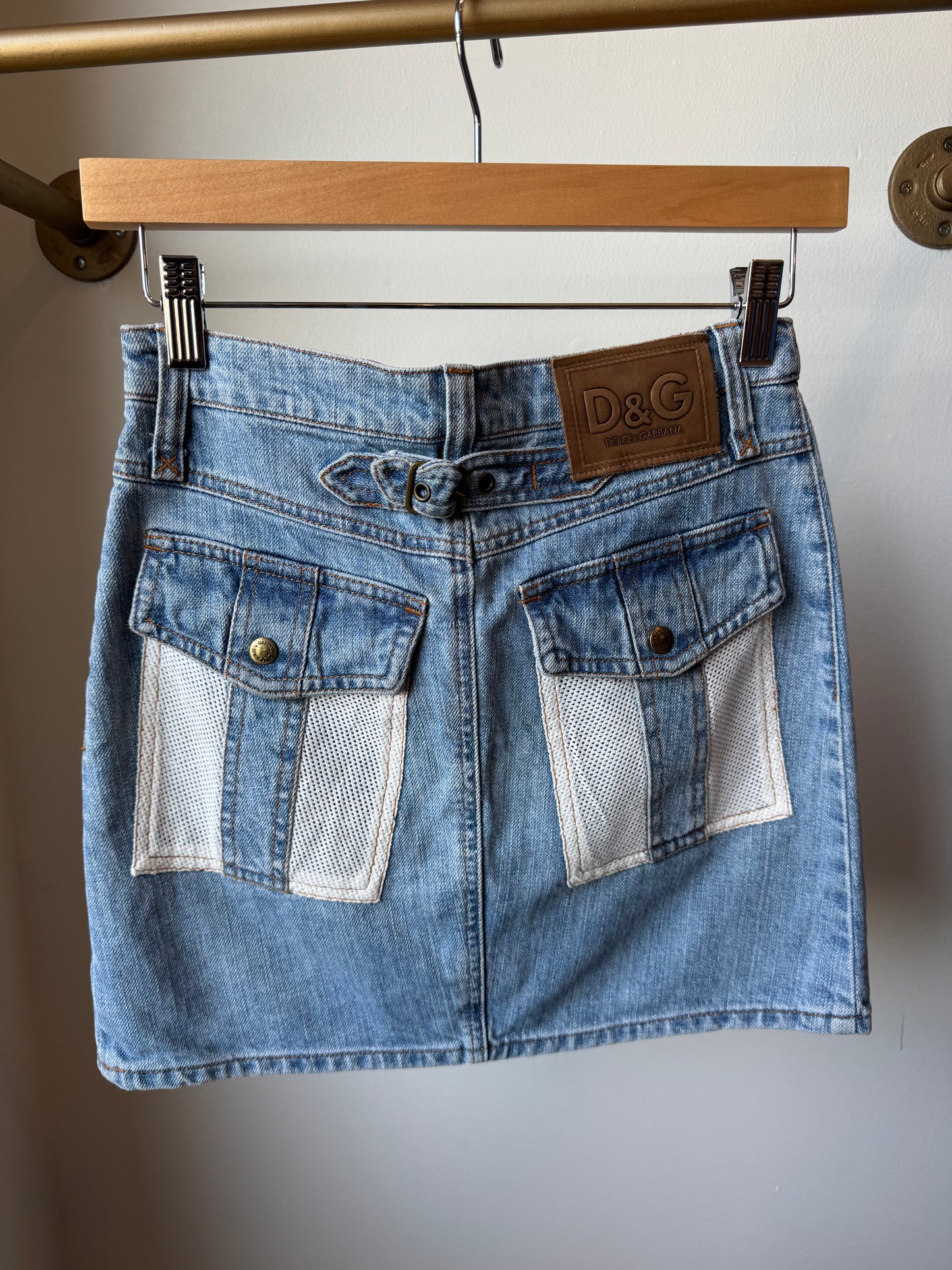 D&G Denim Mini Skirt