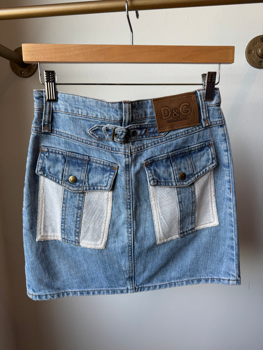 D&G Denim Mini Skirt