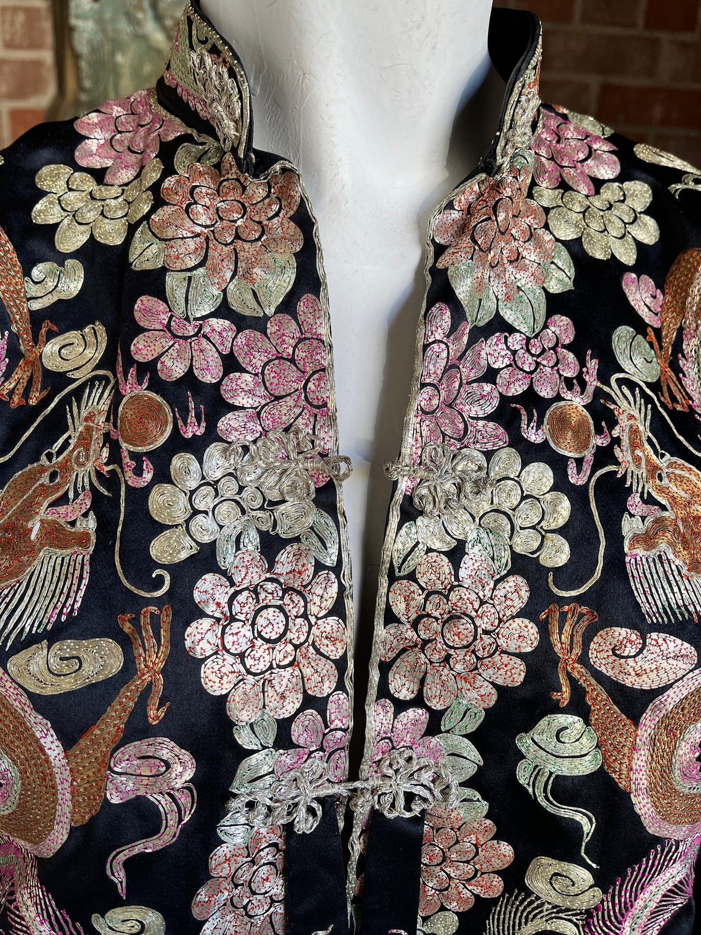 1930s Silk & Metallic Embroidered Jacket